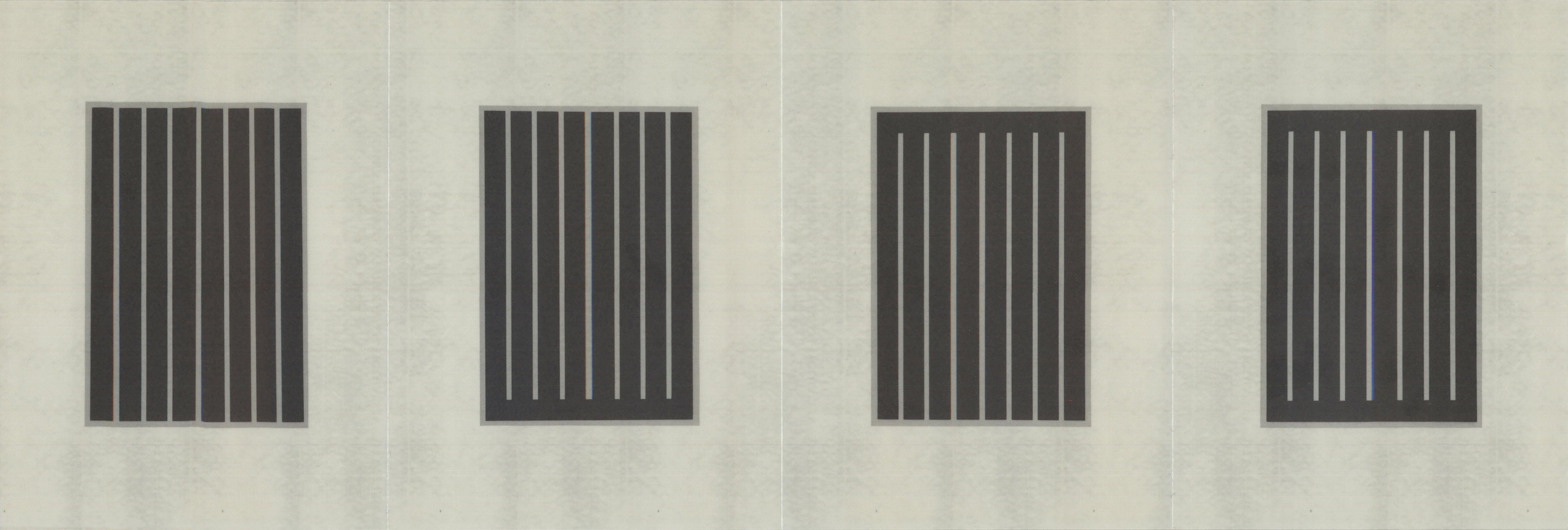 Senza titolo, 1993-94, Vintage - Abstract Print Beige di Donald Judd
