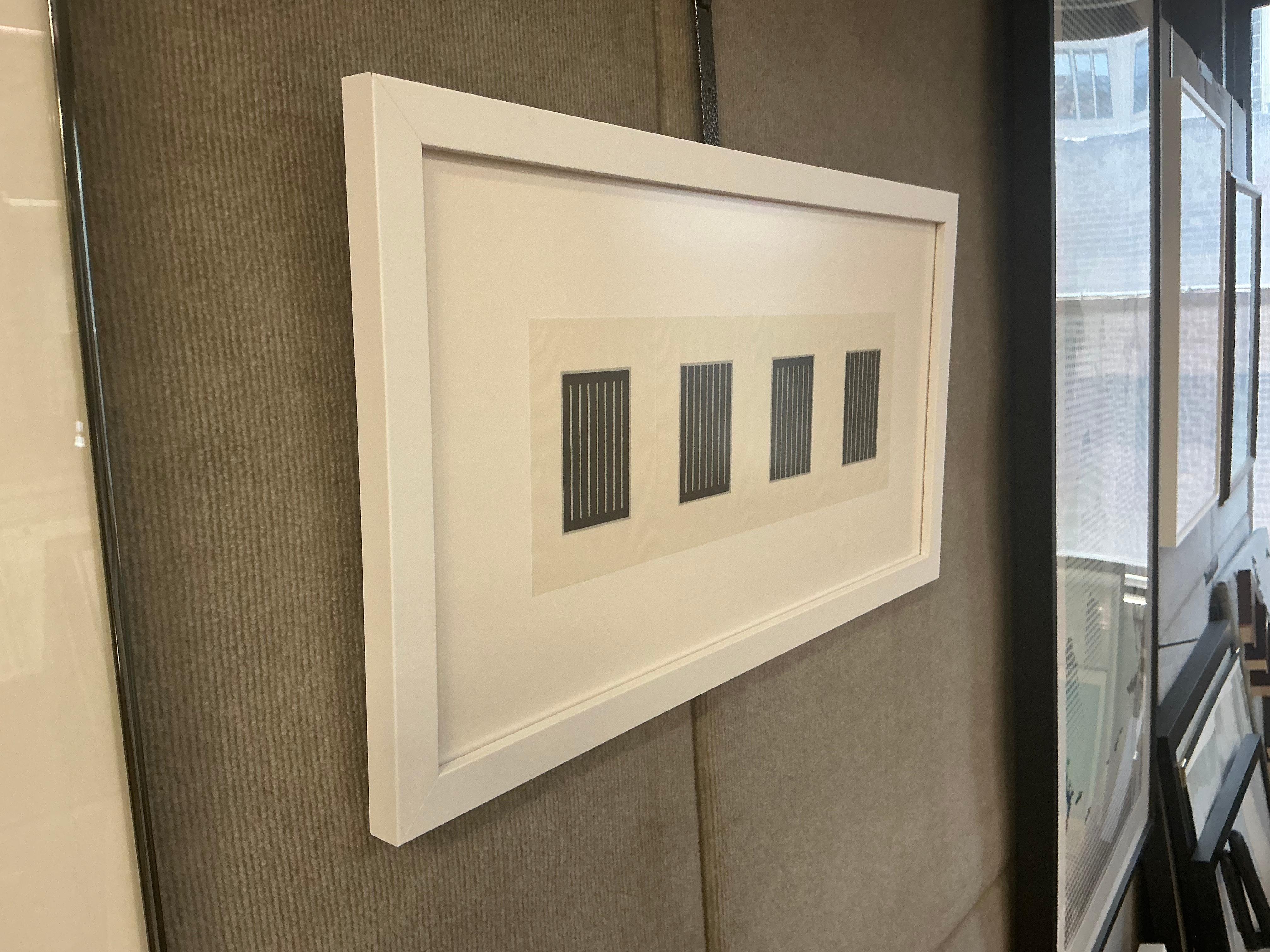 Untitled, 1993-94, Vintage - Beige Abstract Print by Donald Judd
