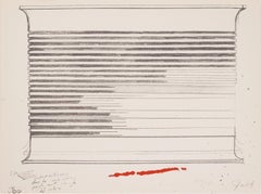 Sans titre, lithographie, minimalisme, abstraction géométrique de Donald Judd