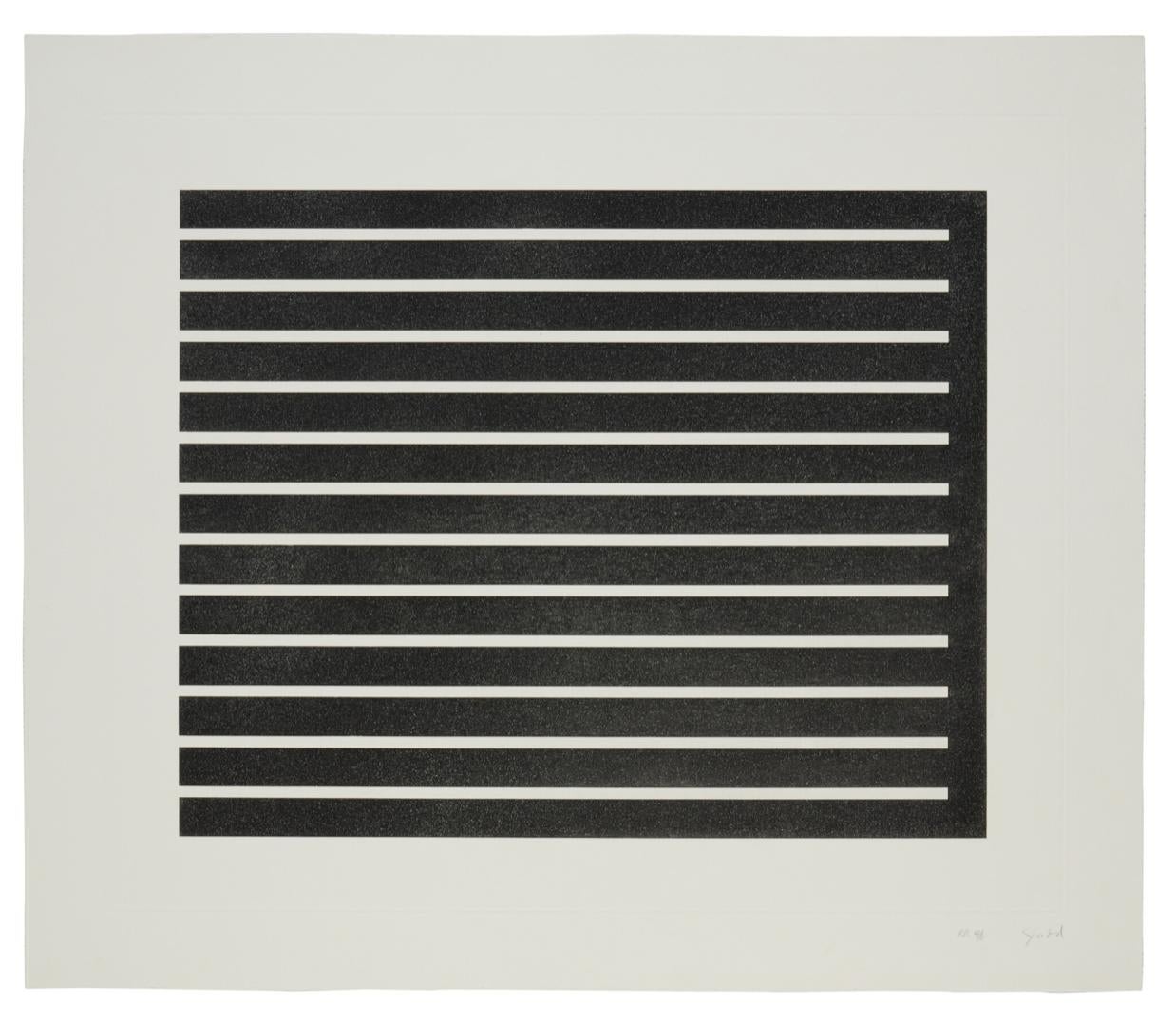 Untitled, set of 6 (Schellmann 118-123) - Gray Abstract Print by Donald Judd