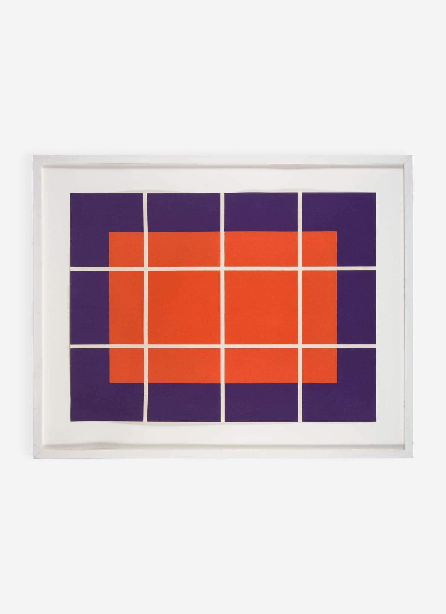 Donald Judd (June 3, 1928 – February 12, 1994, American)
Untitled, two prints (Schellmann 267-269)
1992-93
Two woodcuts in orange and purple on Echizen kozo paper
23 x 31 in. each
Edition of 30
Each piece pencil signed and numbered on verso