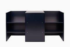 Seat/Table/Shelf/Seat 59 Minimalist Donald Judd black aluminium chair