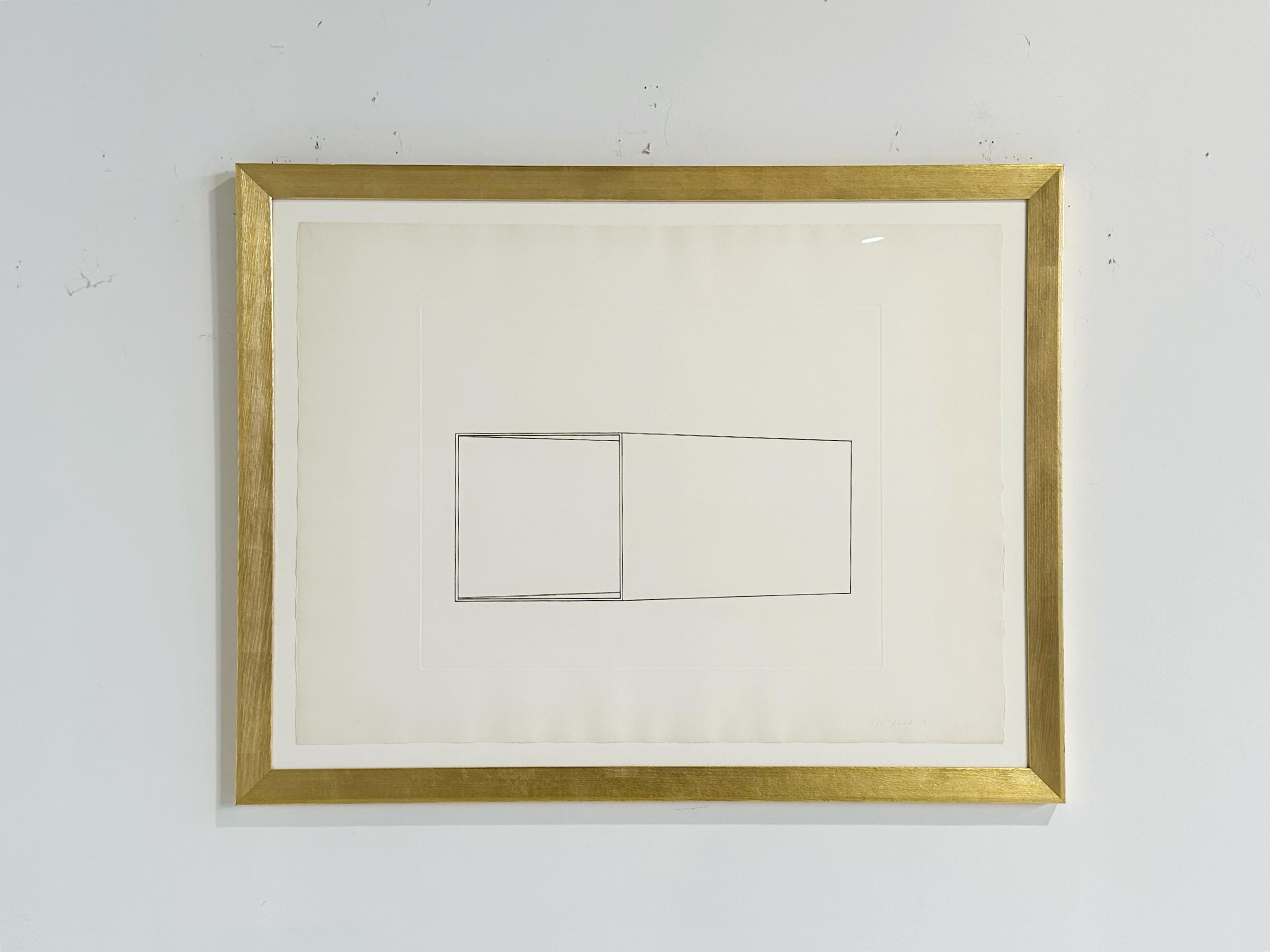 Donald Judd, 'Untitled' 1974, Etching In Good Condition For Sale In SAINT LOUIS, MO