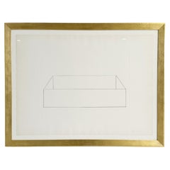 Vintage Donald Judd, 'Untitled' 1974, Etching