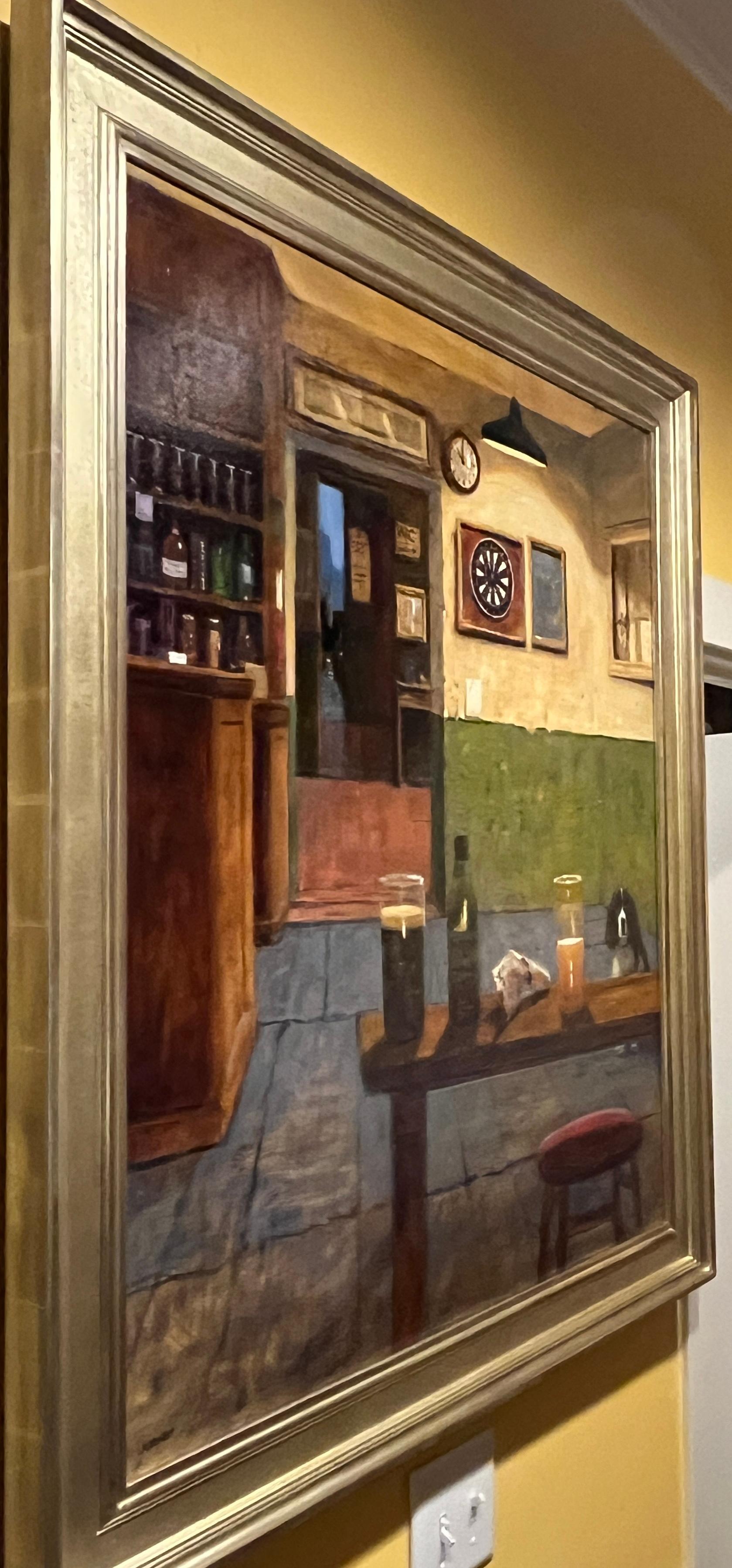 Un pub di campagna - Painting Realismo americano di Donald Jurney