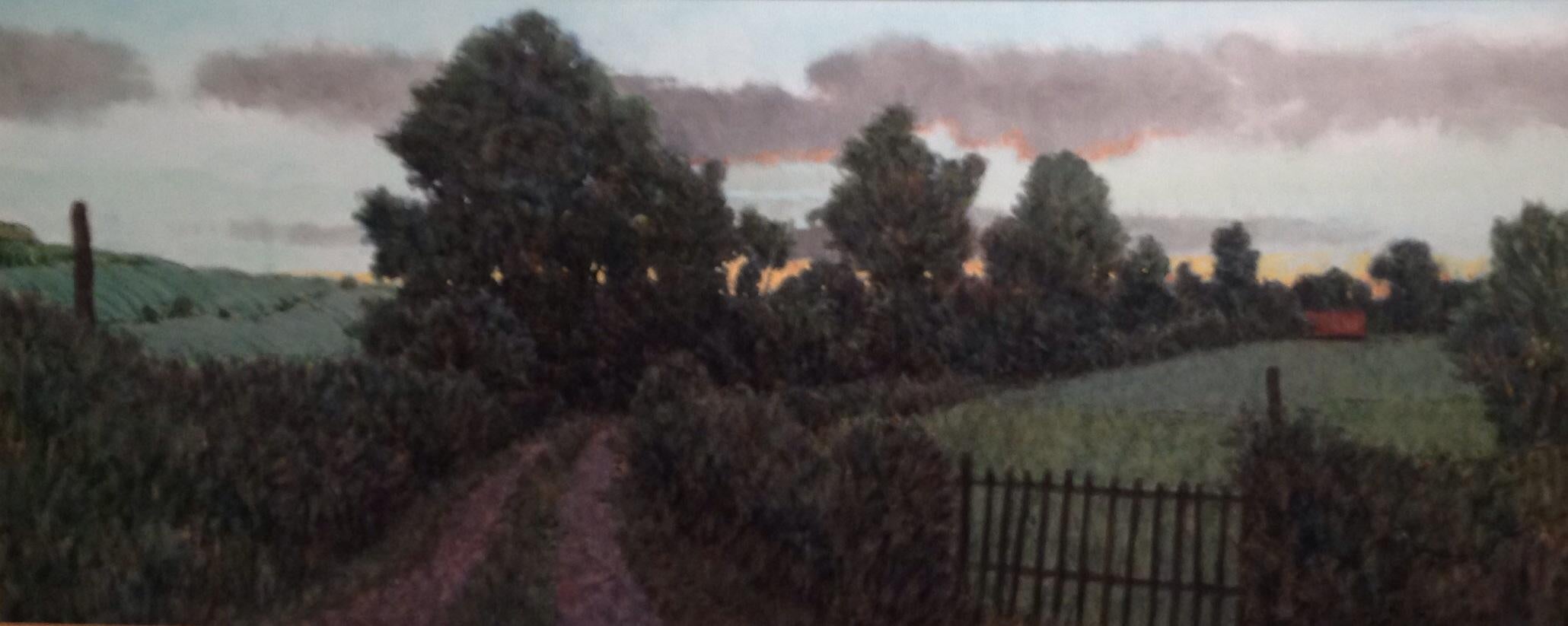 Donald Jurney Landscape Painting - A Lovely Evening near Vallonges