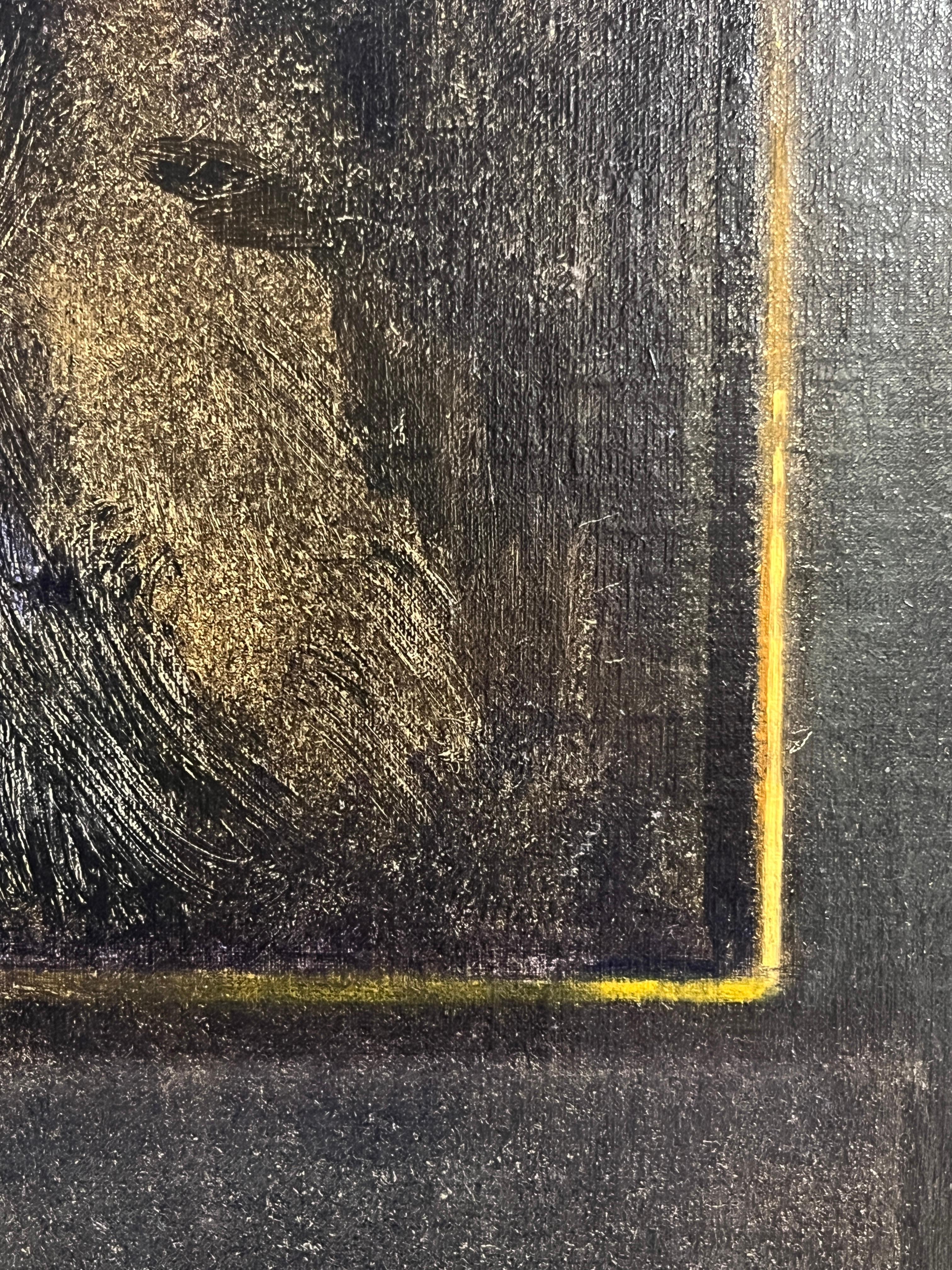 Ein gesteppter Moment – Painting von Donald Jurney