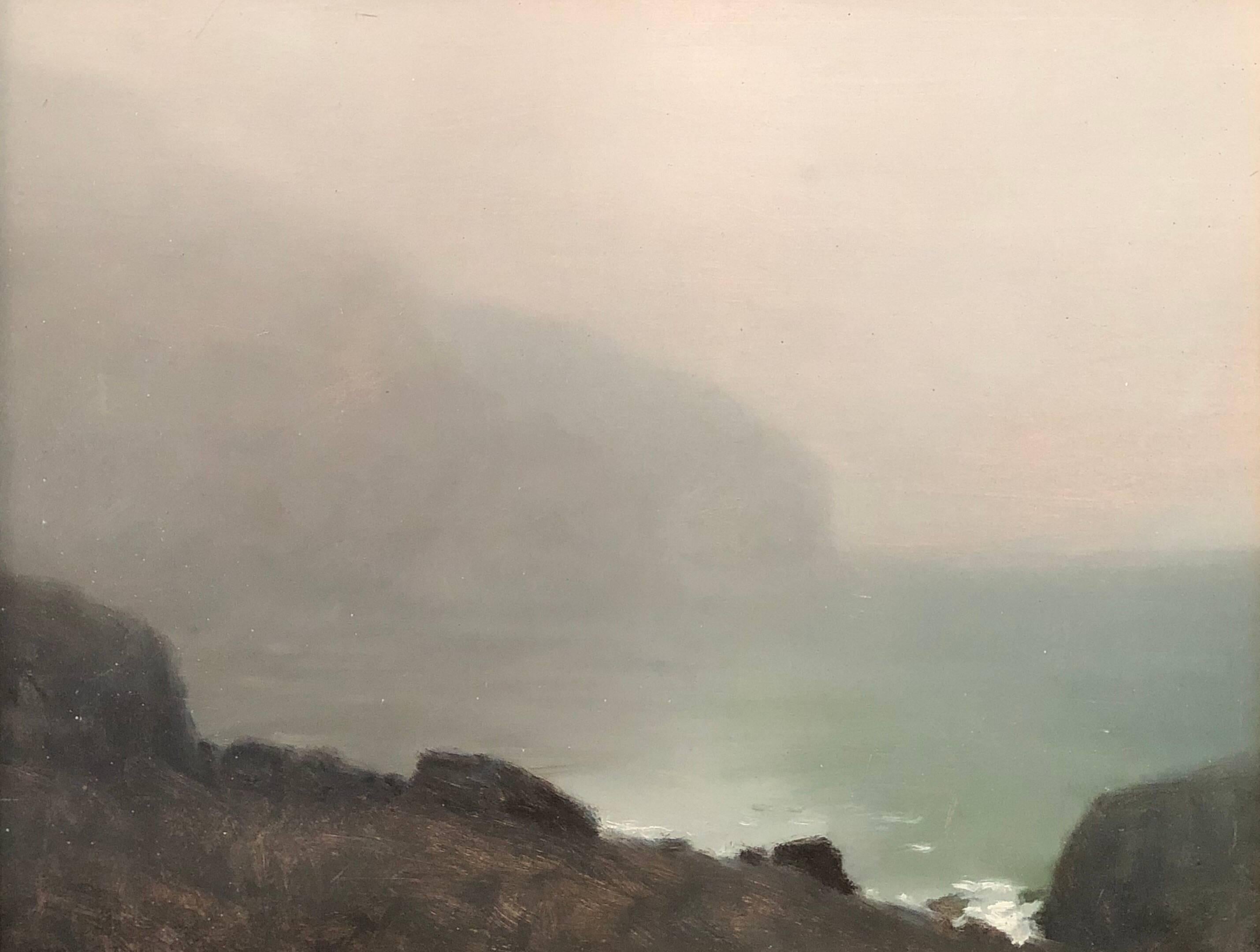 Donald Jurney Landscape Painting - A Study in Fog