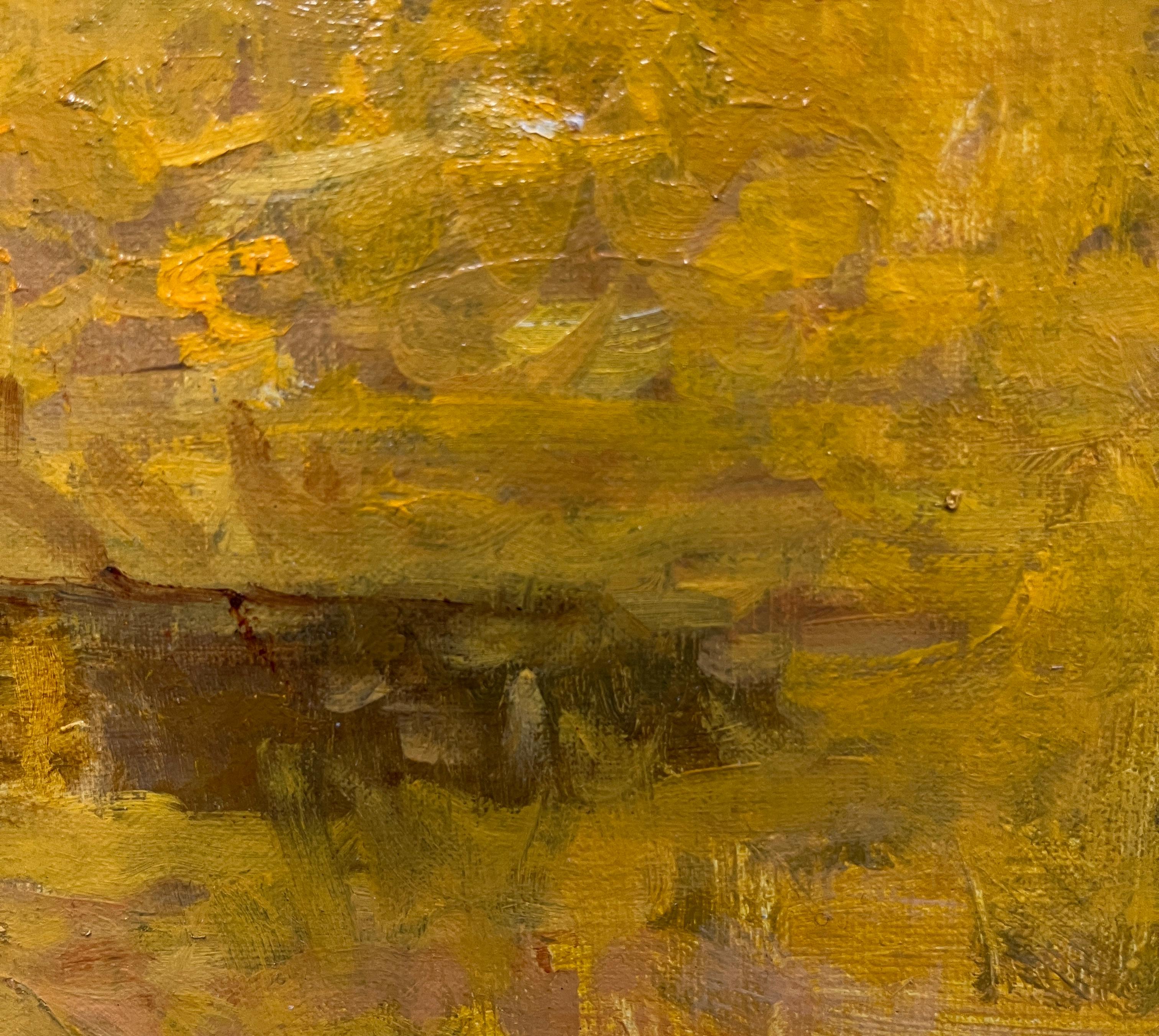 Se trata de un precioso cuadro original al óleo sobre panel de lino del maestro Donald Jurney. 

Donald Jurney (nacido en 1945) se formó en la Universidad de Columbia, el Instituto Pratt y la Liga de Estudiantes de Arte. Su carrera incluye más de