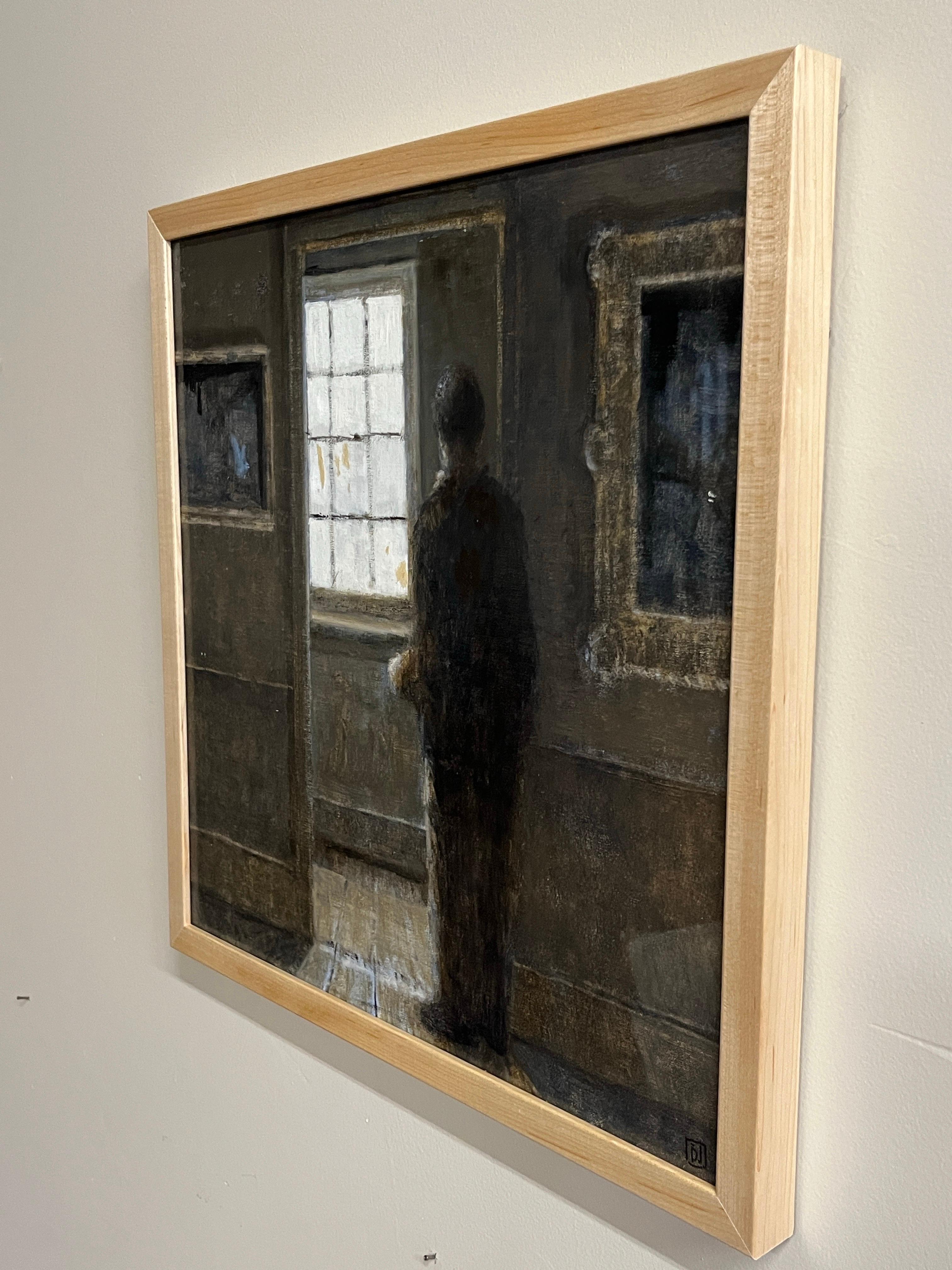 Mañana en invierno - Painting de Donald Jurney