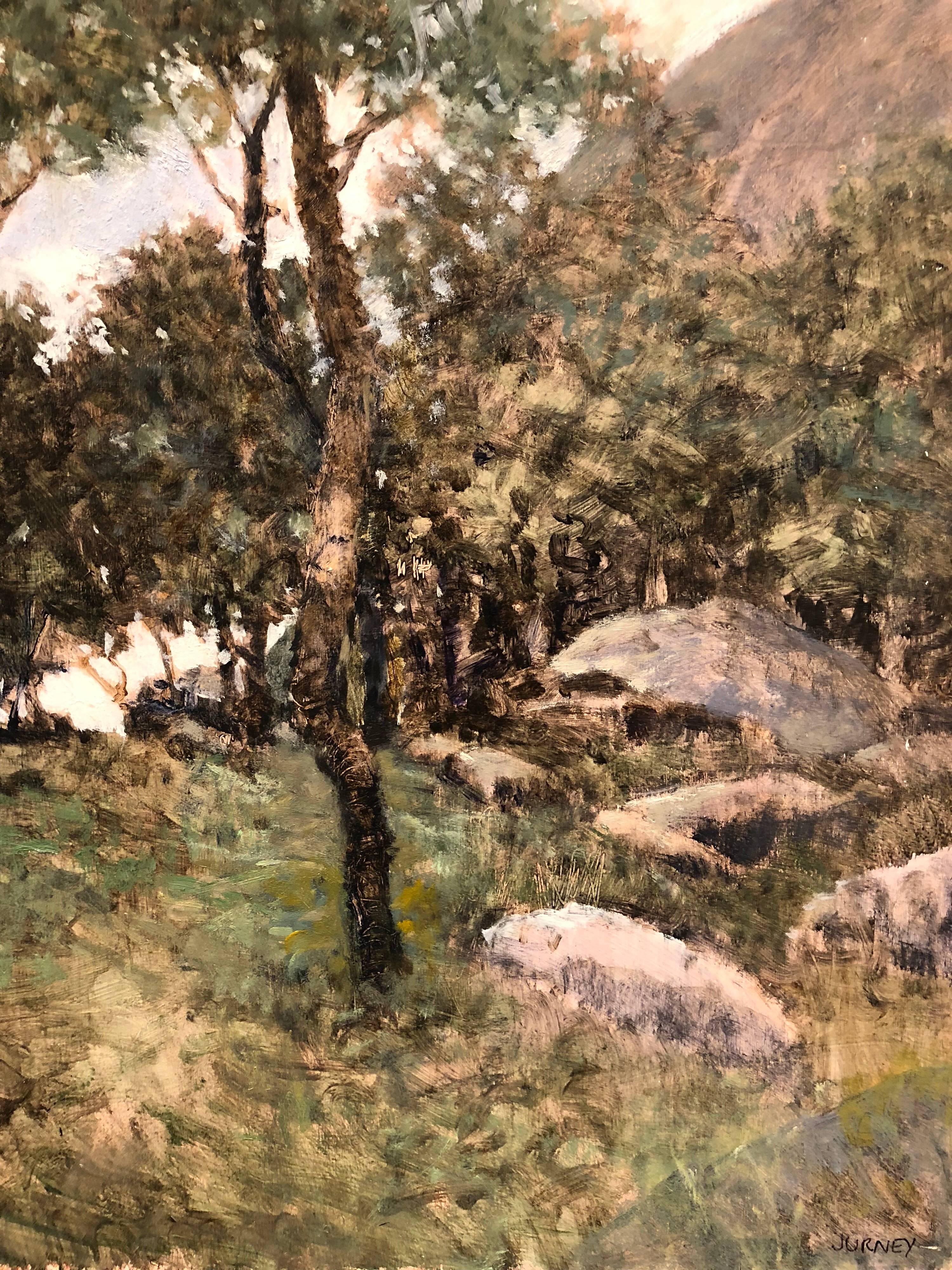 Donald Jurney Landscape Painting - Norwegian Wood