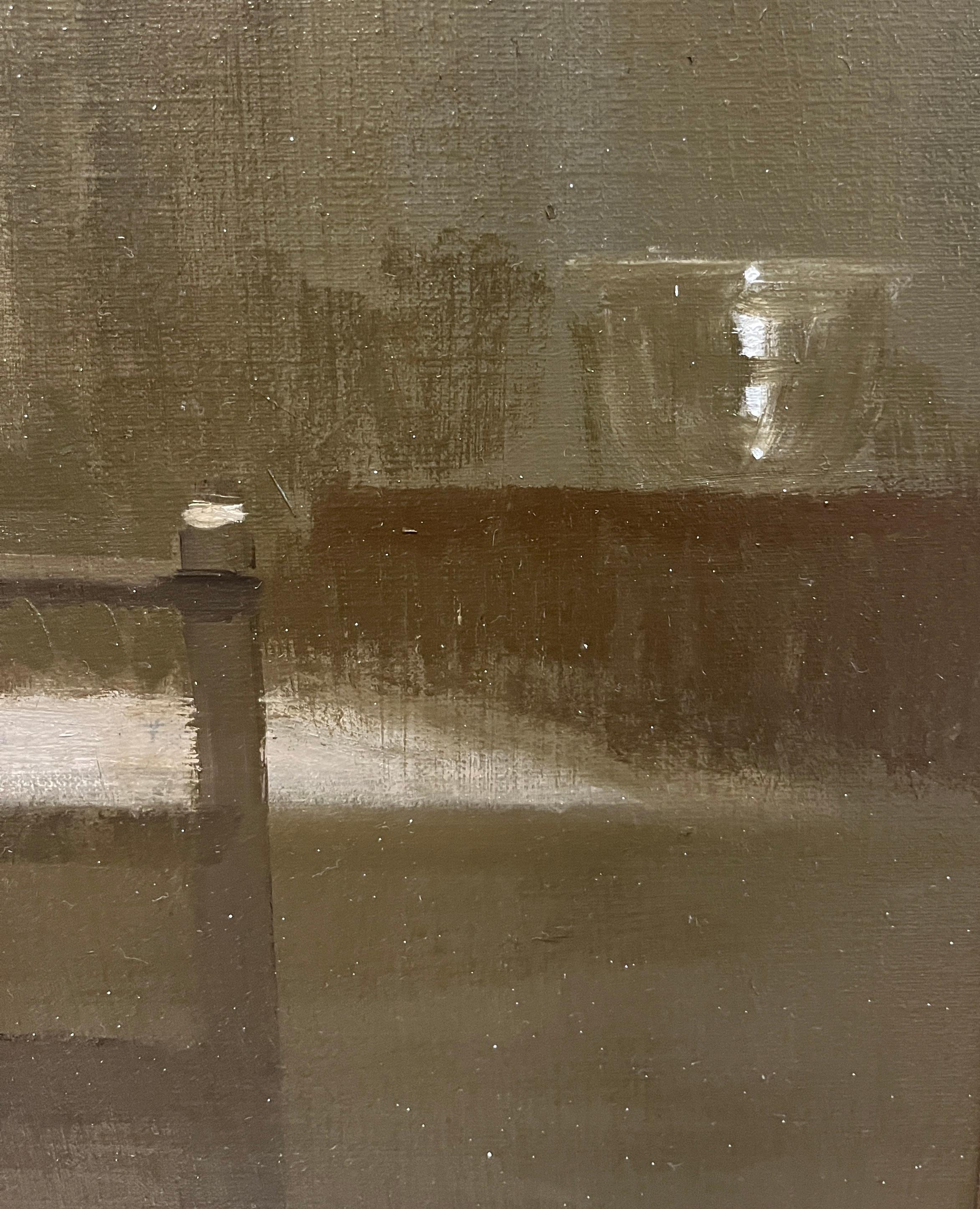 Immobilità - Figurative Painting Marrone di Donald Jurney