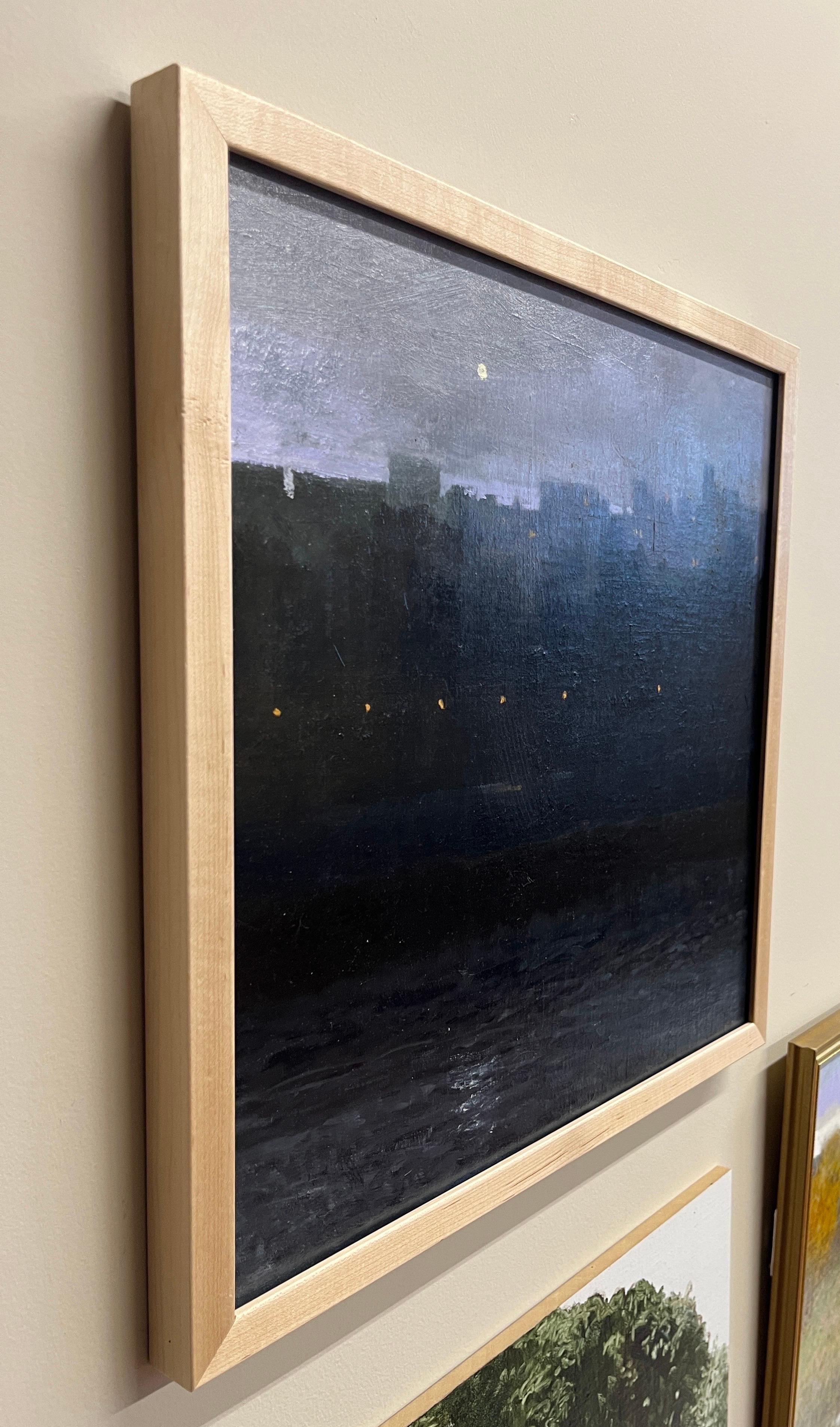 Comienza el día - Landscape Painting Negro de Donald Jurney