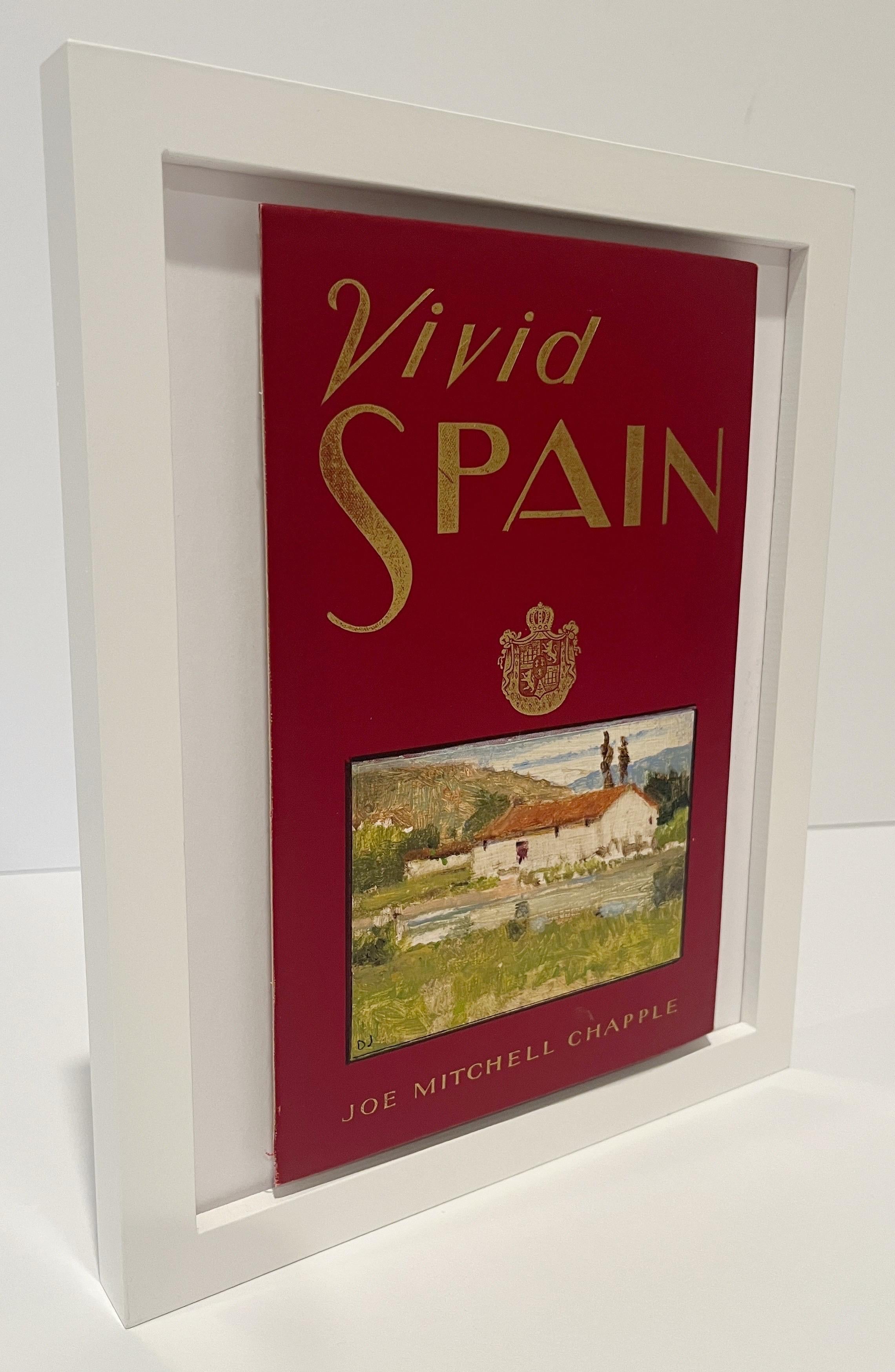 Vivid Espagne - Impressionnisme américain Painting par Donald Jurney