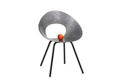 Donald Knorr, Sedia 132U in metallo, anni '50