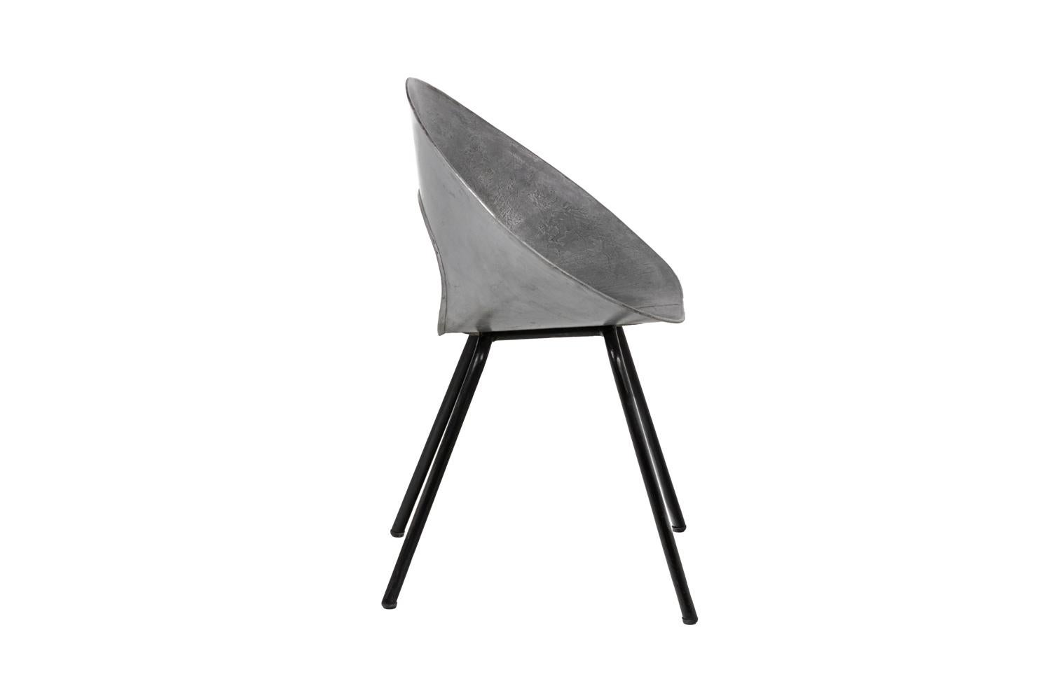 Other Donald Knorr, Chair 132U in Metal, 1950's