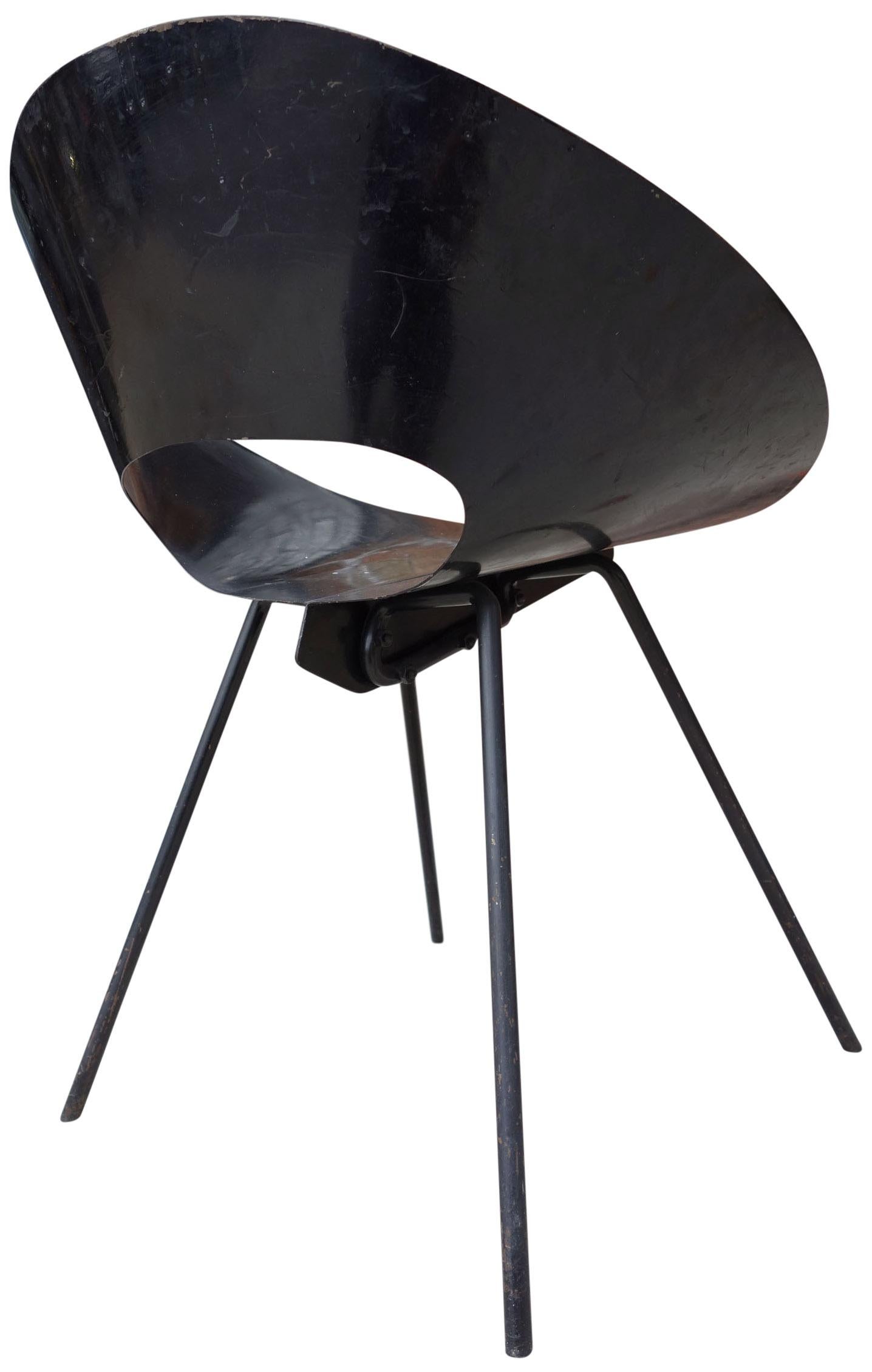 Metal Donald Knorr Chair for Knoll Associates, 1948 For Sale