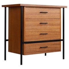 Donald Knorr Mahogany and Steel Dresser for Vista of California, 1950s