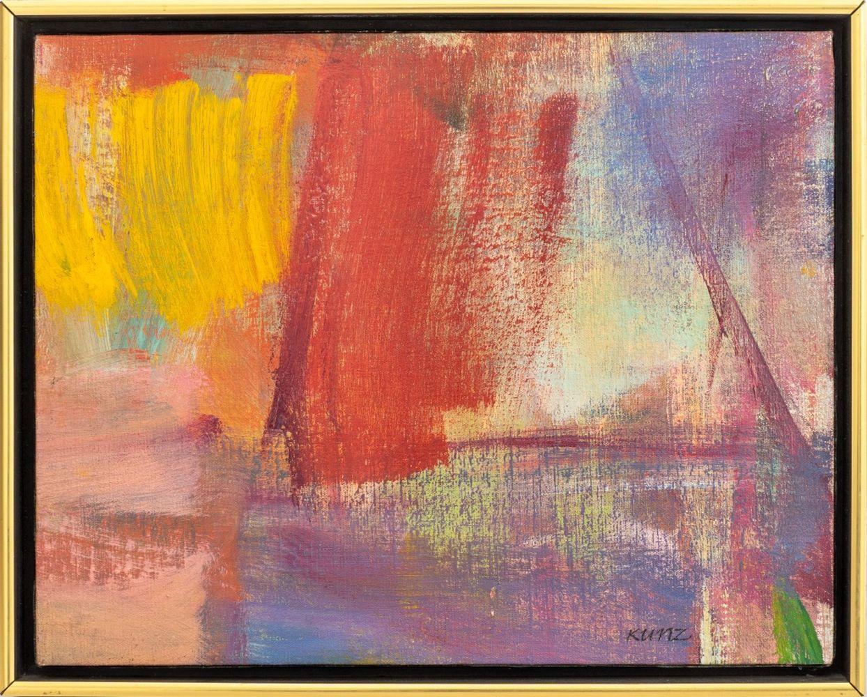 Abstract Painting de Donald Kunz - Composición abstracta