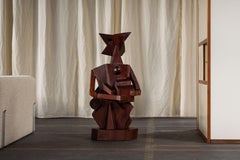 Sculpture cubiste de Donald Laborie, France 1988