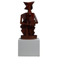 Donald Laborie cubistic sculpture France 1988