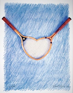 Vintage Donald Lipski-1995 Roland Garros French Open- Lithograph