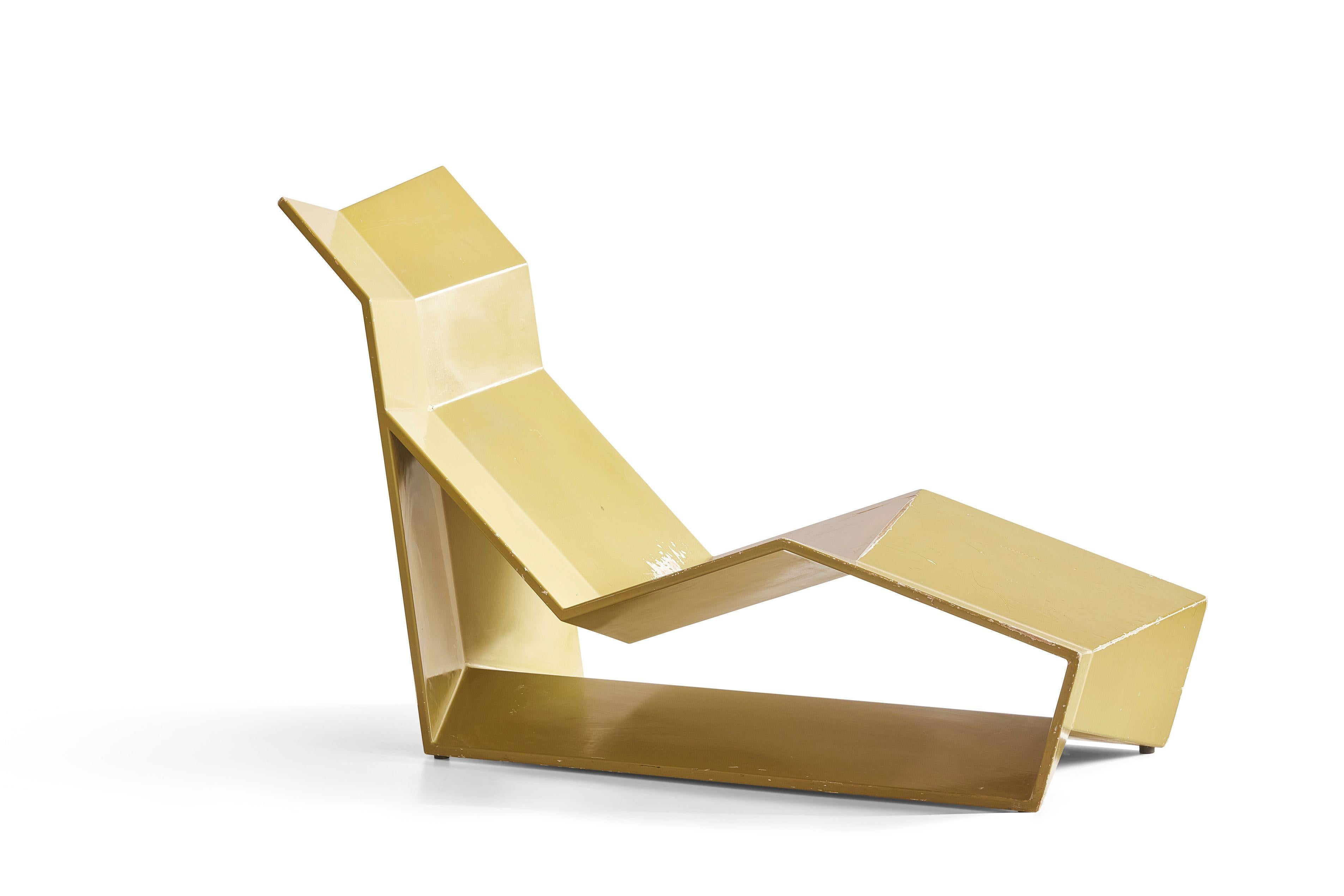 Mid-Century Modern Prototype de chaise longue 