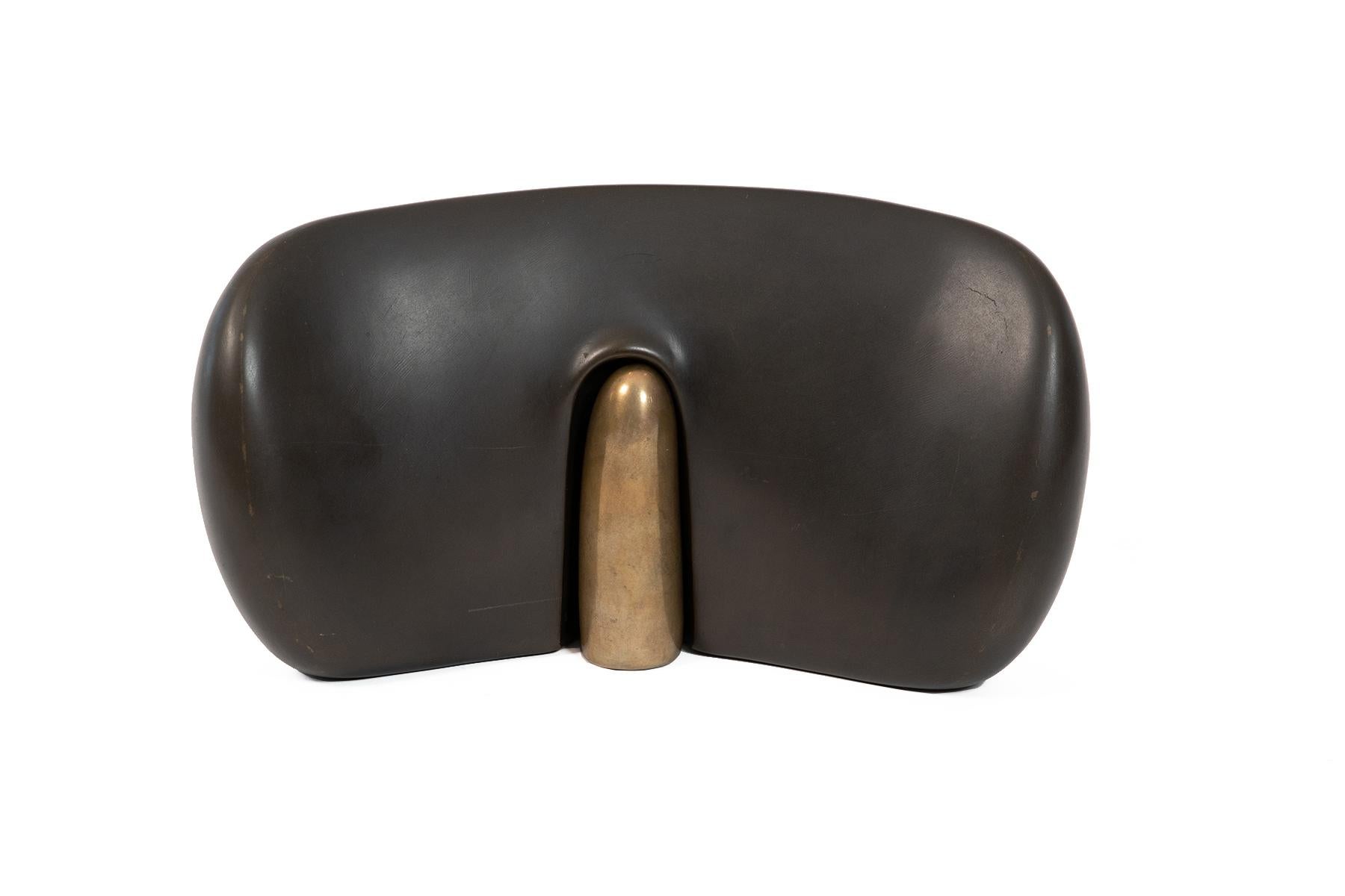 American Donald Locke Bronze Sculpture