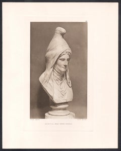 Oriental Head Dress (Persia), British Museum Roman antiquity photogravure