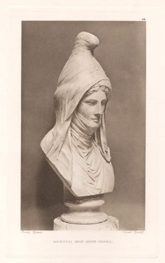 Oriental Head Dress (Persia), British Museum Roman antiquity photogravure