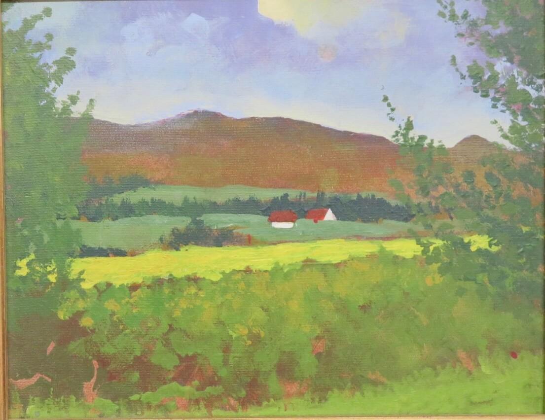 Donald Macleod (nato nel 1956) impressionista scozzese Pittura ad olio Interesse di Glasgow 1