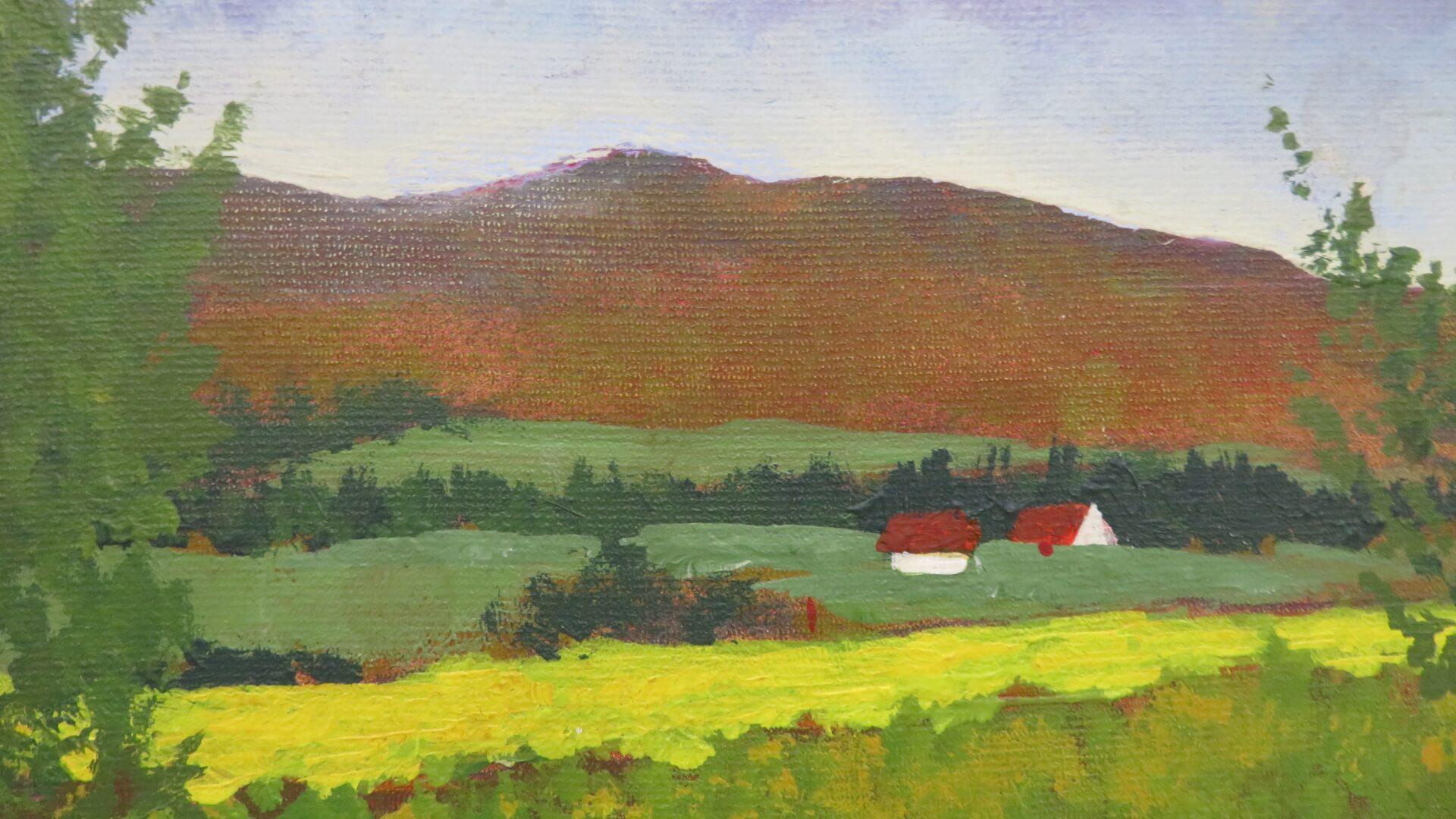 Donald Macleod (nato nel 1956) impressionista scozzese Pittura ad olio Interesse di Glasgow 3
