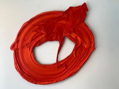 Soninka Abstract Painting, Acrylic Polymer on Aluminum, Signed, 2010+