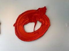 Soninka Abstract Painting, Acrylic Polymer on Aluminum, Signed, 2010+