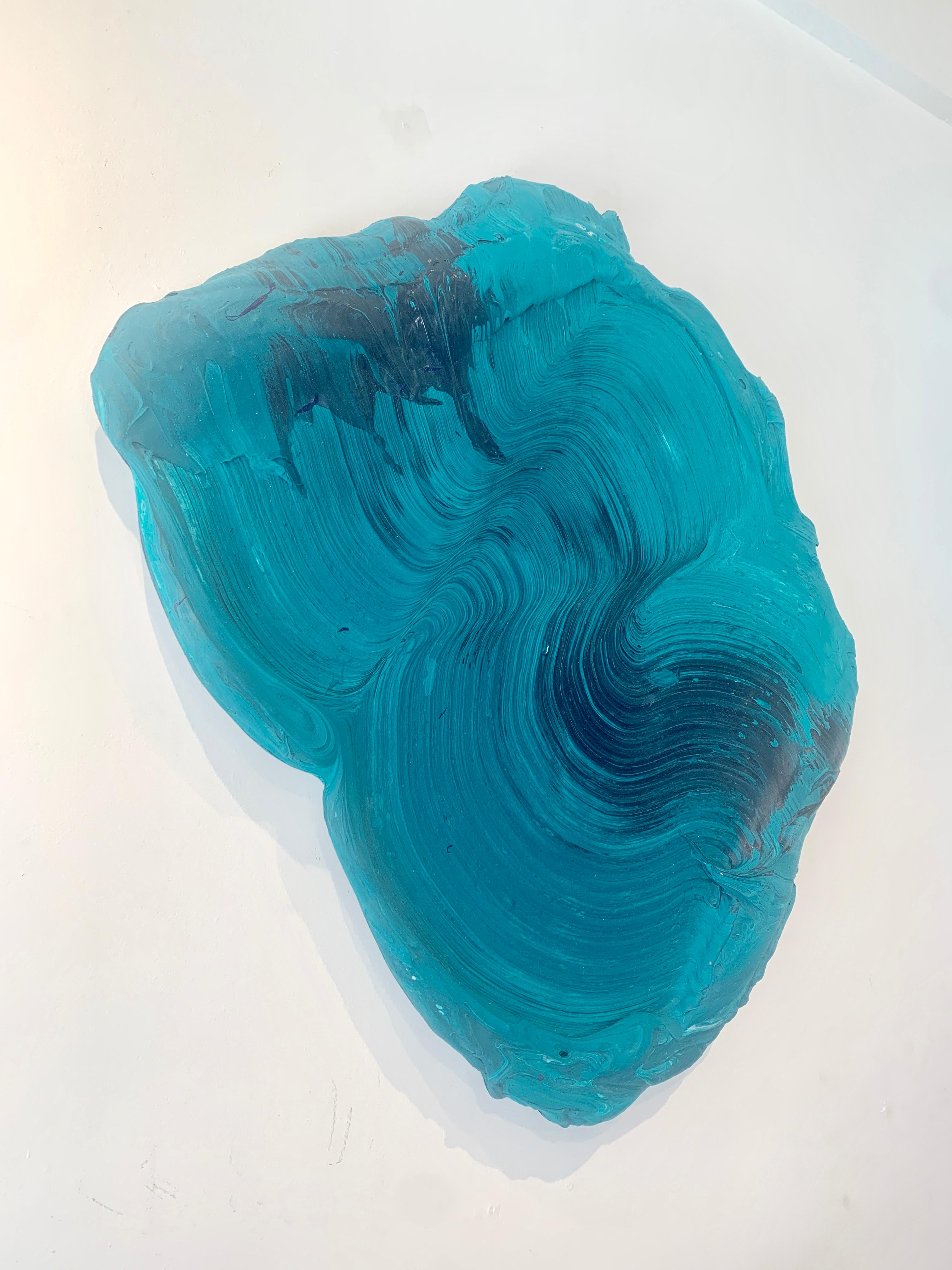Strannik - Gray Abstract Painting by Donald Martiny