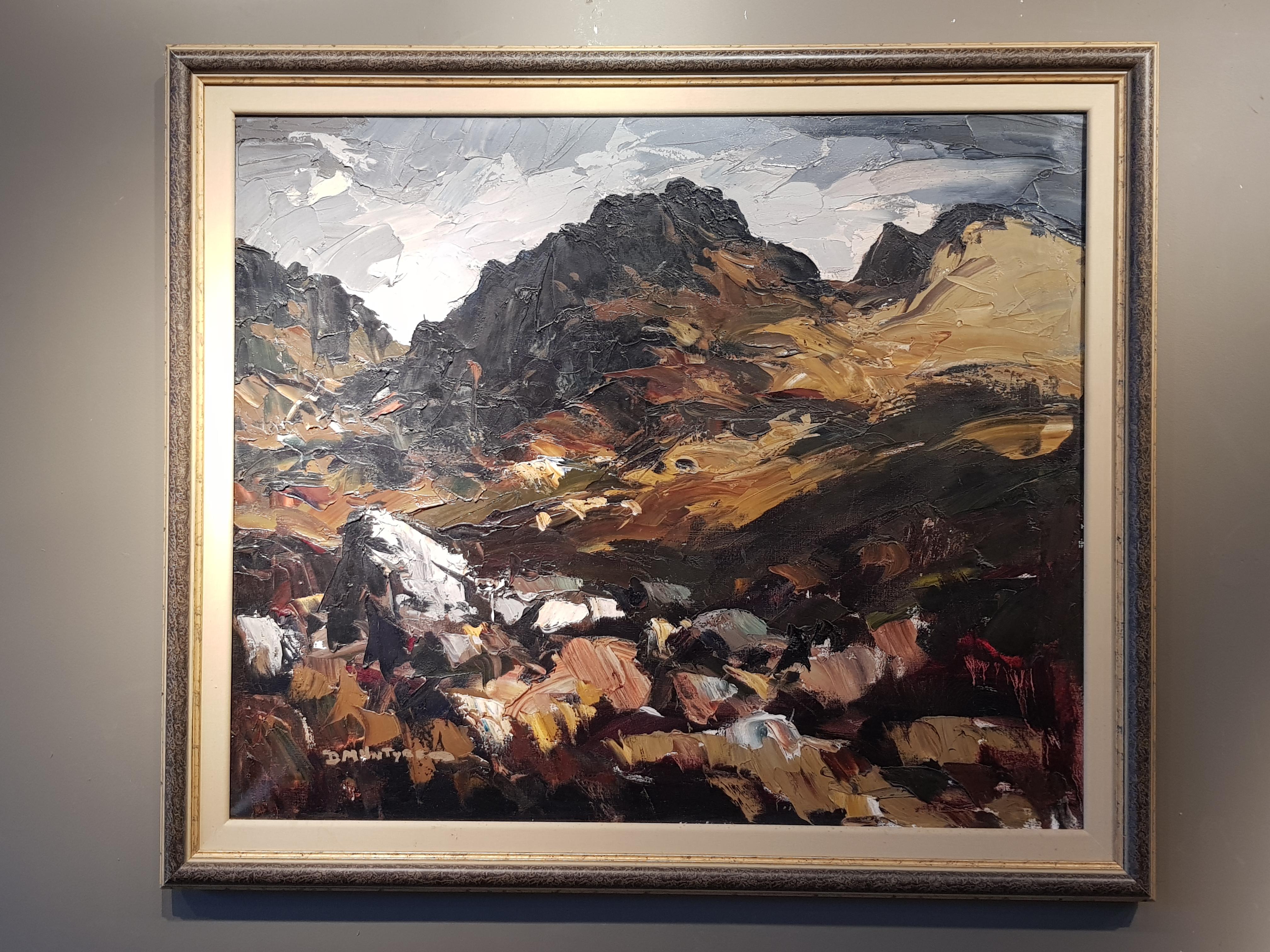 Modern British Landscape of Snowdonia, Wales  by Donald McIntyre 'Y'Garn' 1