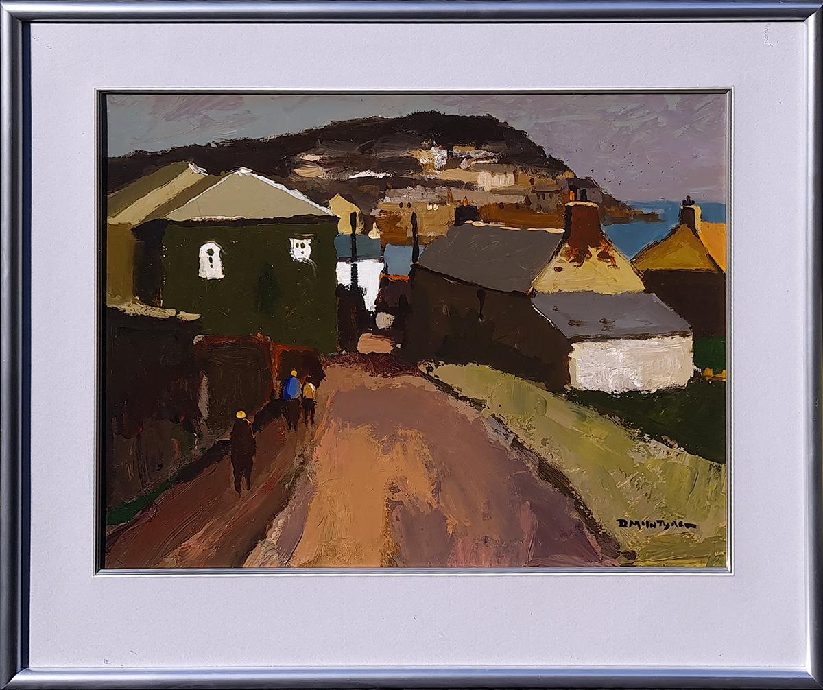 Landscape Painting de Donald McIntyre - Mousehole, Cornualles