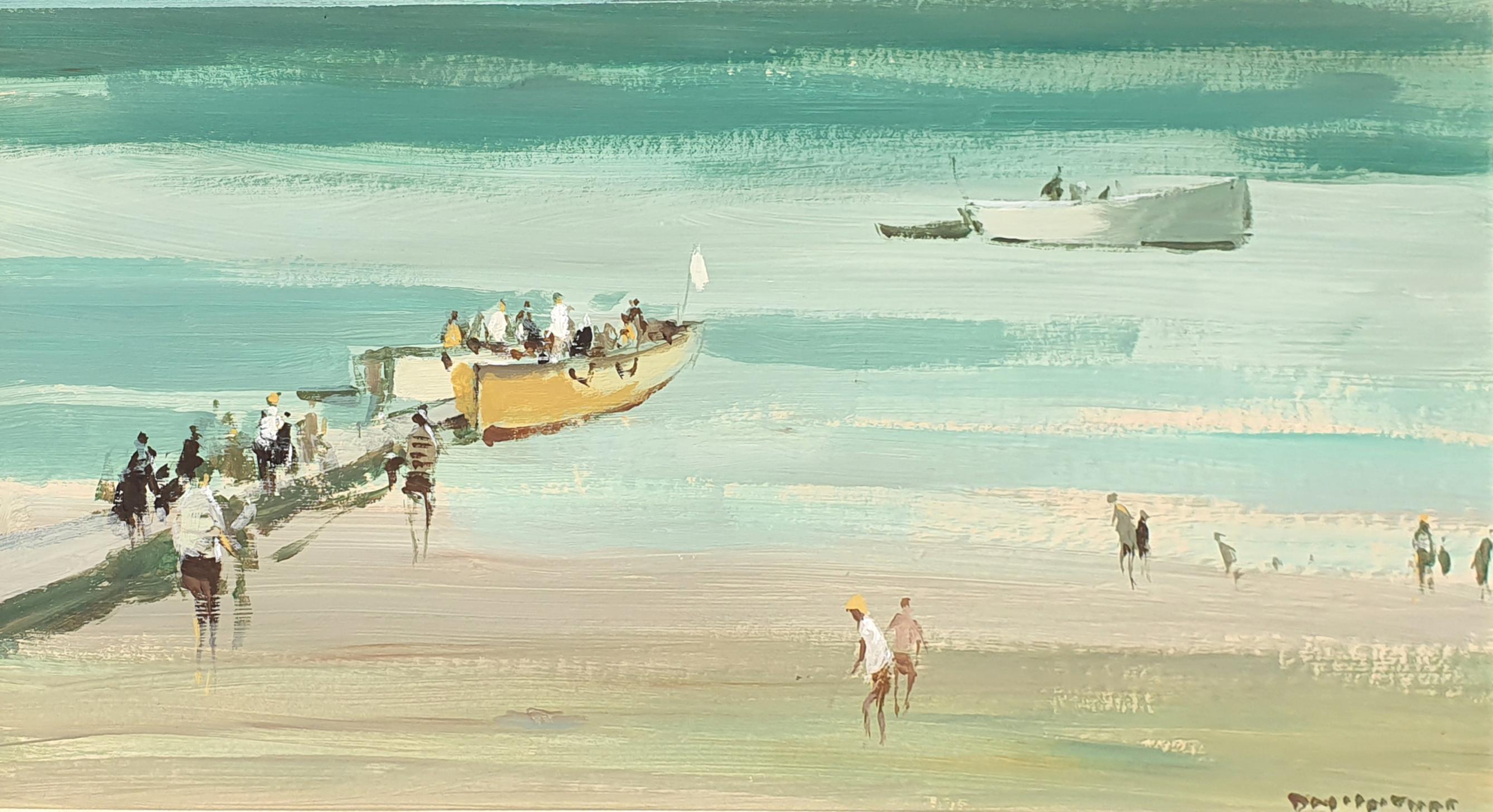 Embarcaciones de recreo - Painting de Donald McIntyre
