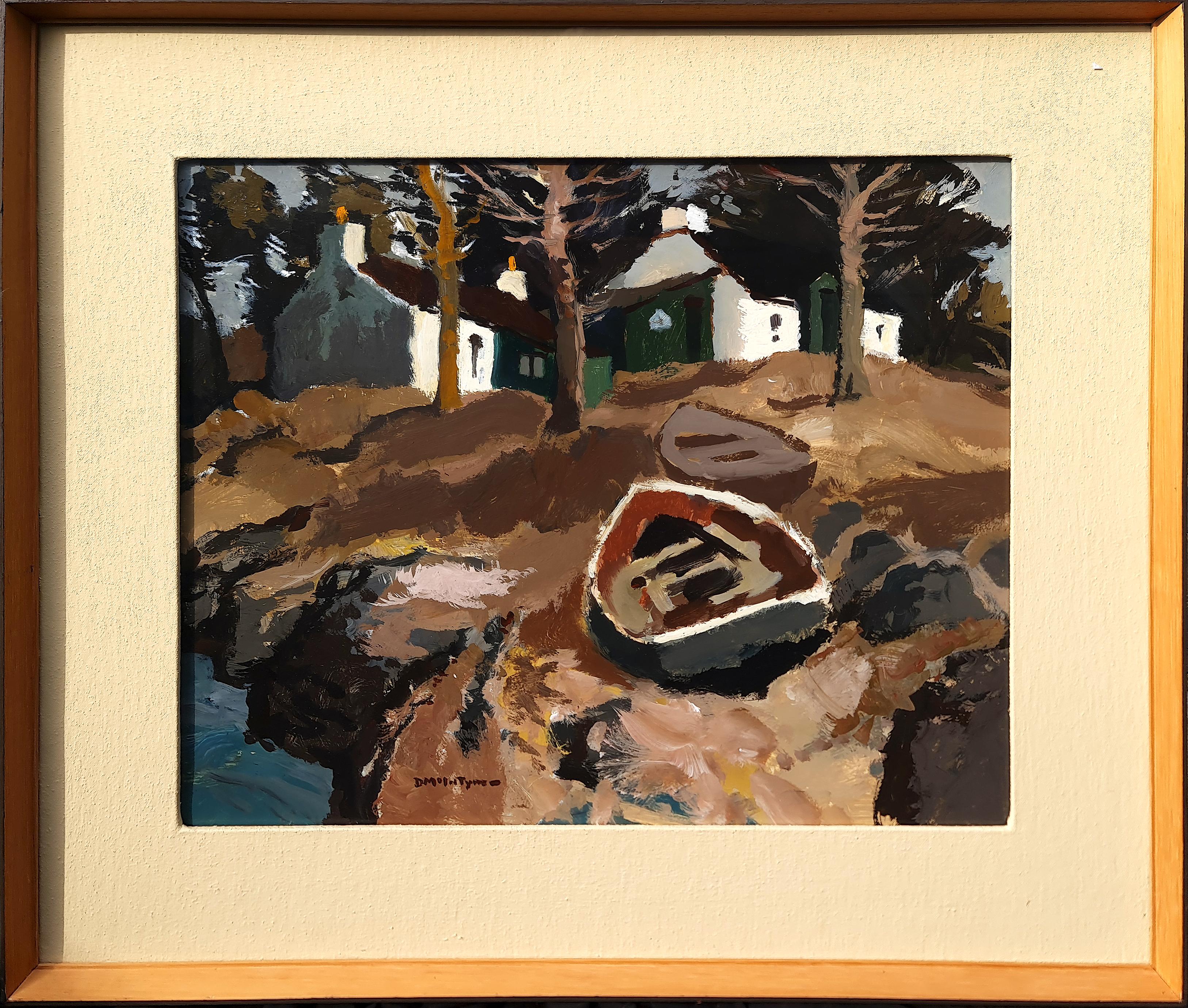 Abstract Painting Donald McIntyre - Port en Caple