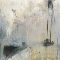 Rapport météorologique, supports mixtes sur panneau de bois