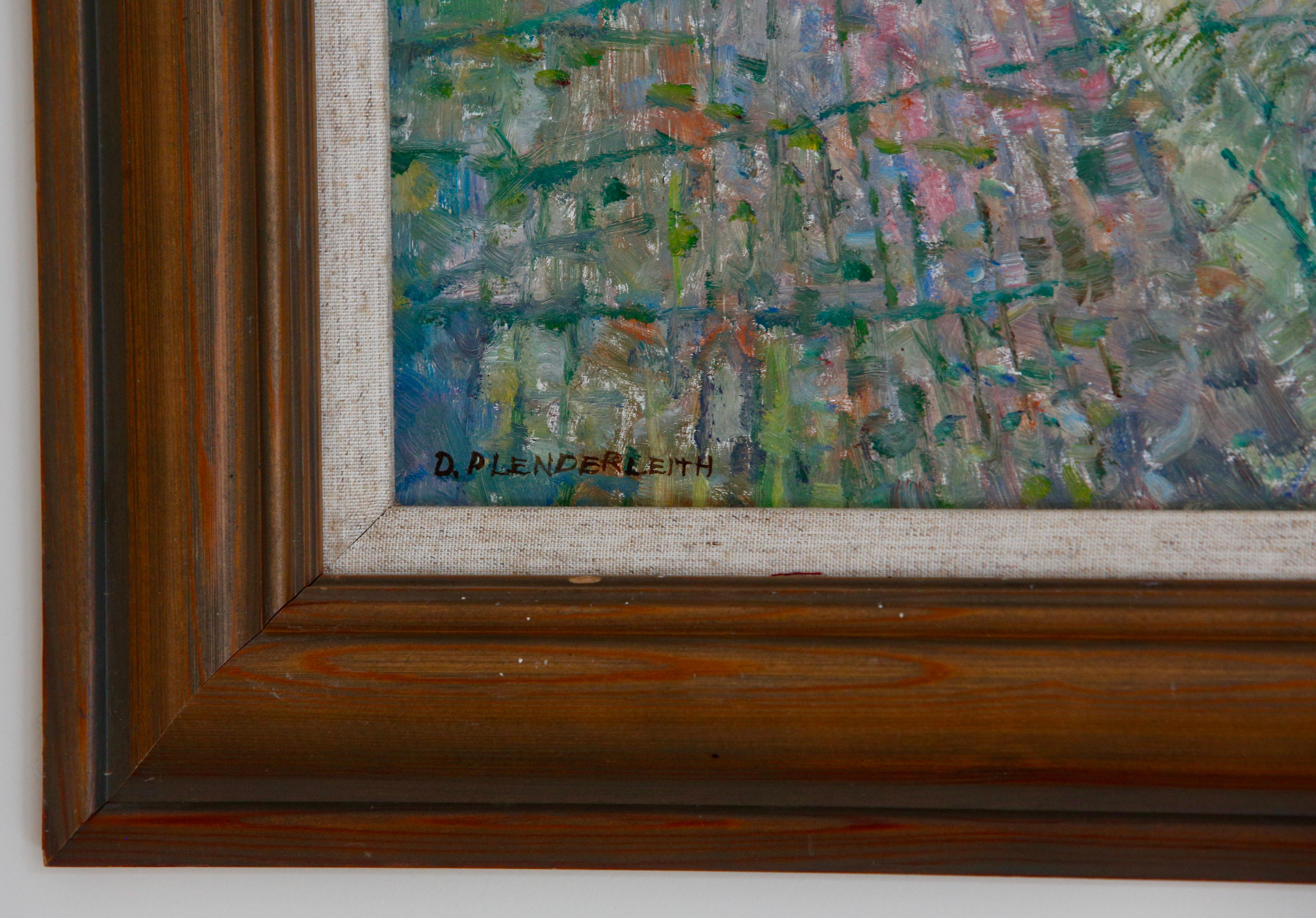 Donald Plenderleith Paesaggio britannico Dordogna Agriturismo Francia Impressionista in vendita 4
