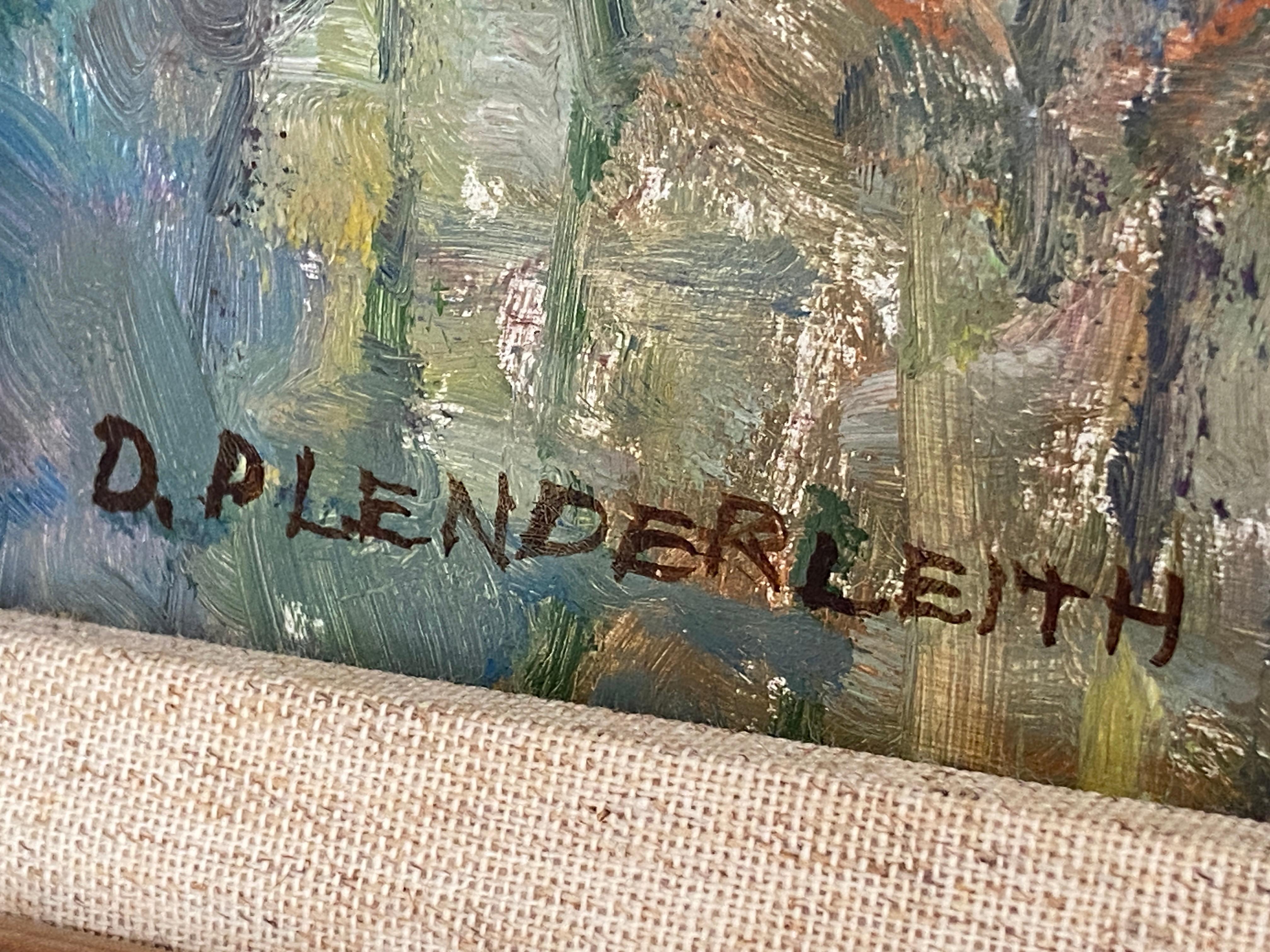 Donald Plenderleith Paesaggio britannico Dordogna Agriturismo Francia Impressionista in vendita 8