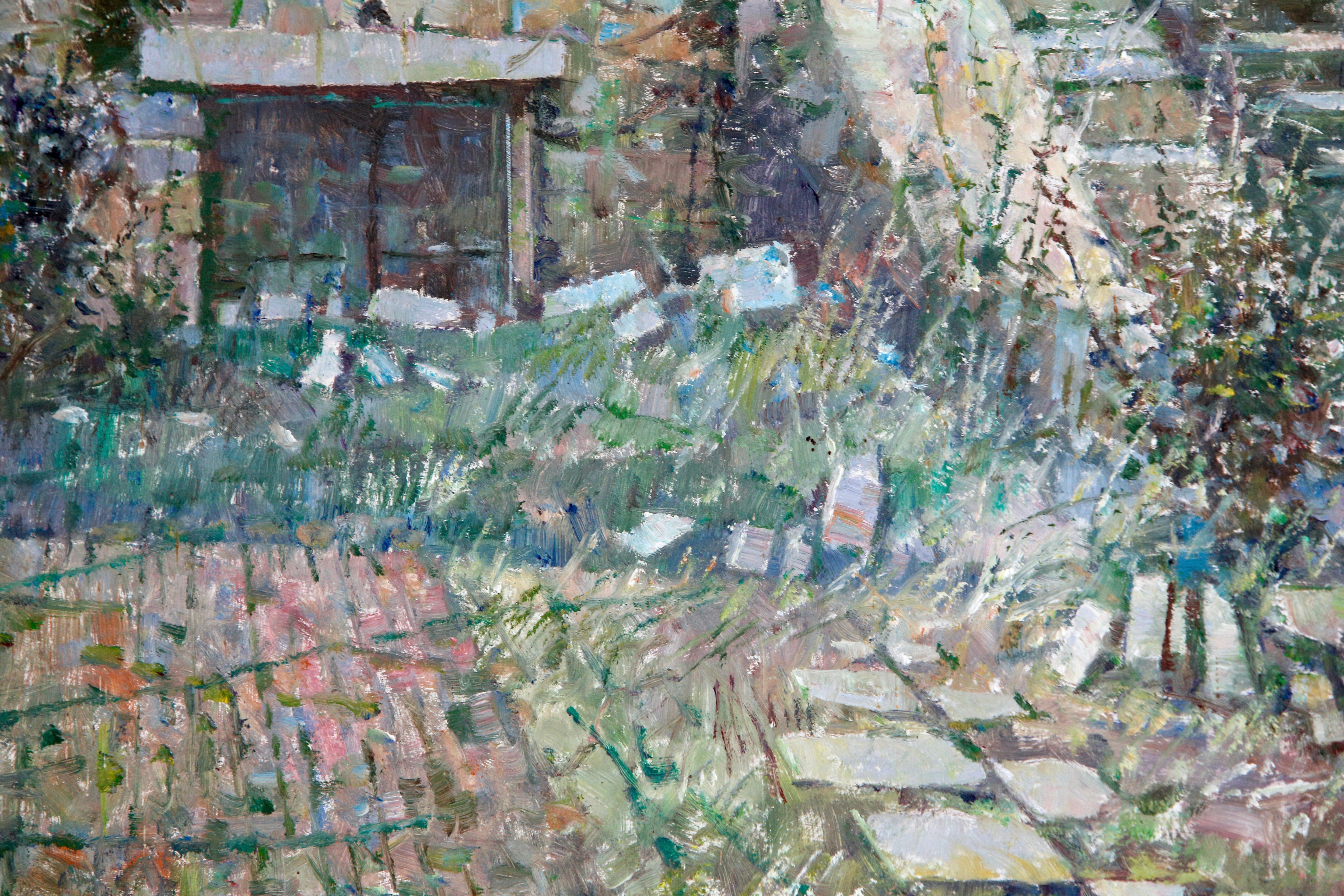 Donald Plenderleith Paesaggio britannico Dordogna Agriturismo Francia Impressionista in vendita 1