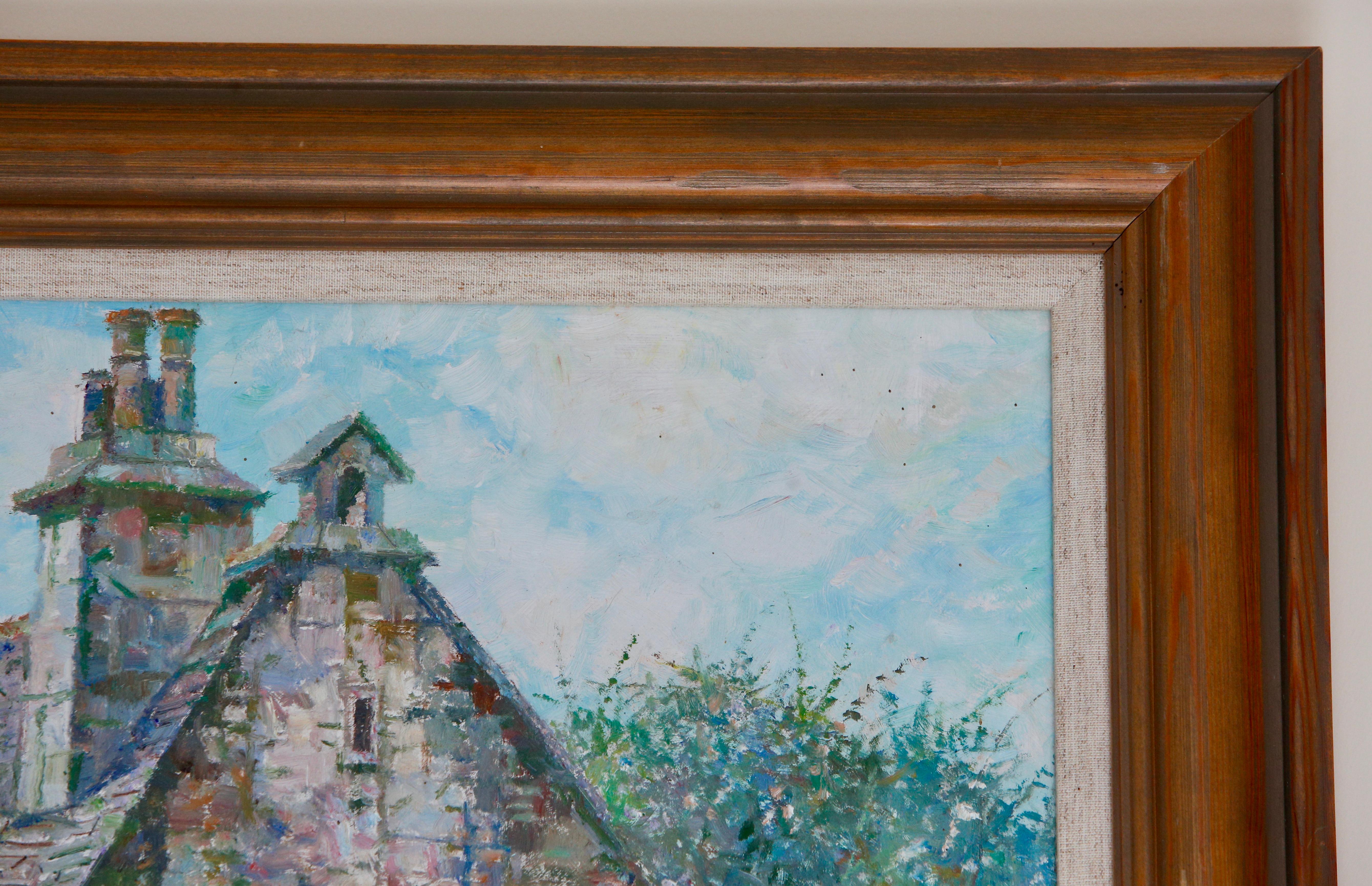Donald Plenderleith Paesaggio britannico Dordogna Agriturismo Francia Impressionista in vendita 2