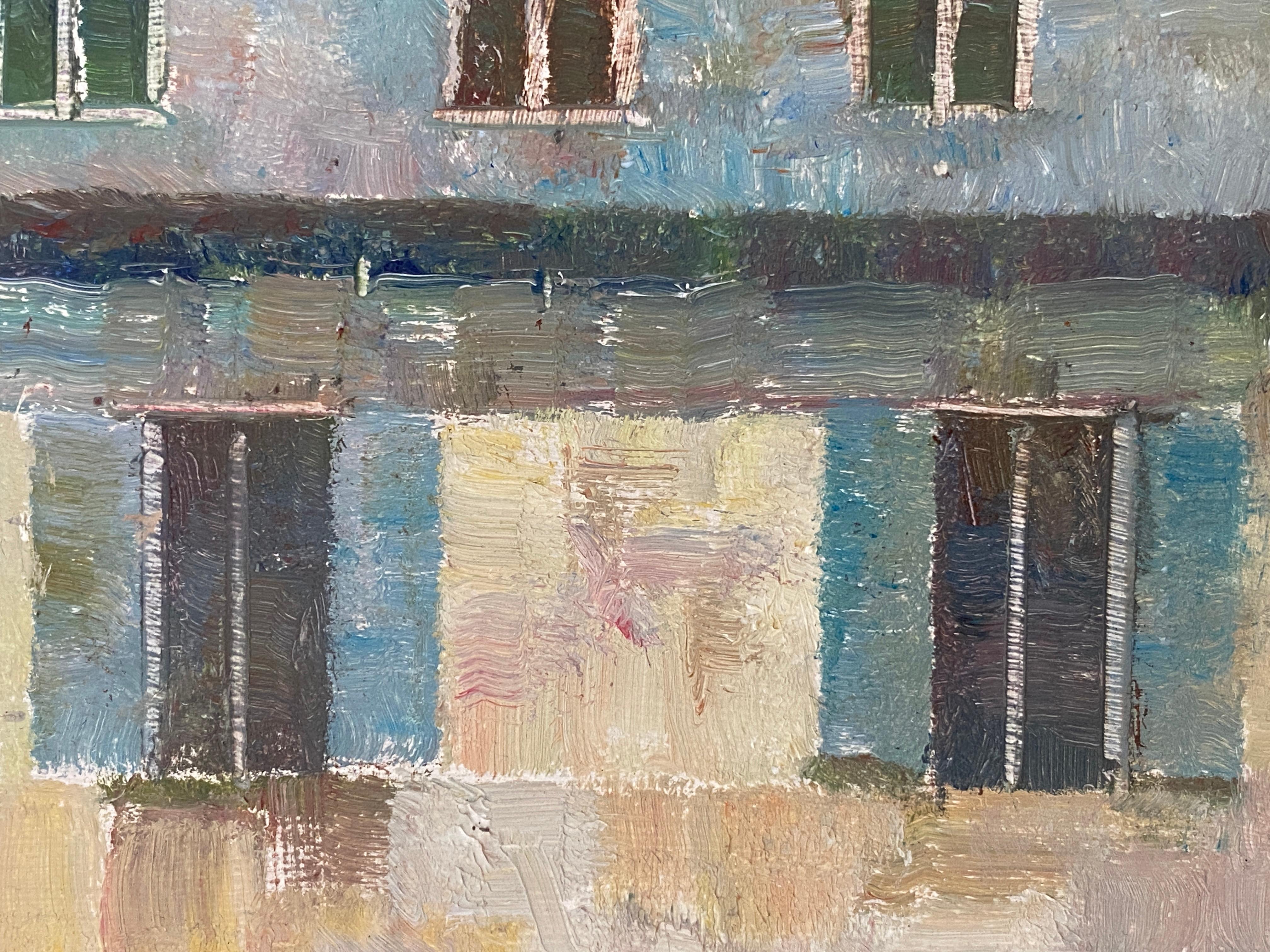 Donald Plenderleith Paisaje británico de Villeneuve-sur-Lot Francia Impresionista en venta 11