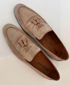 Donald Pliner Aaron Suede Tassel Loafers Size US 10