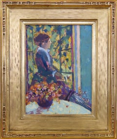 Vintage Afternoon Light, Colorful Impressionist Interior