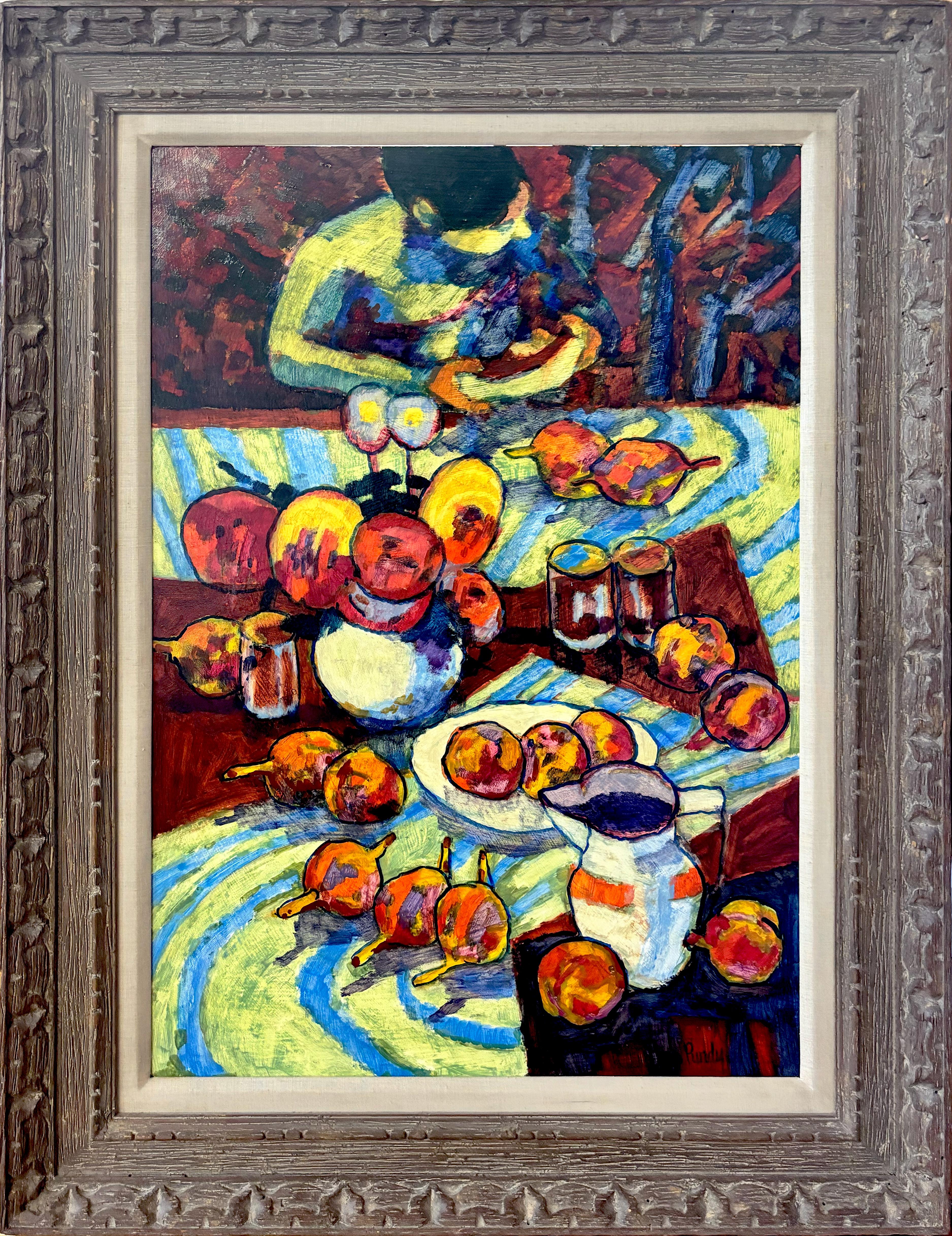 Donald Purdy Still-Life Painting – Frühstückszimmer