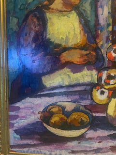 "Femme et nature morte"