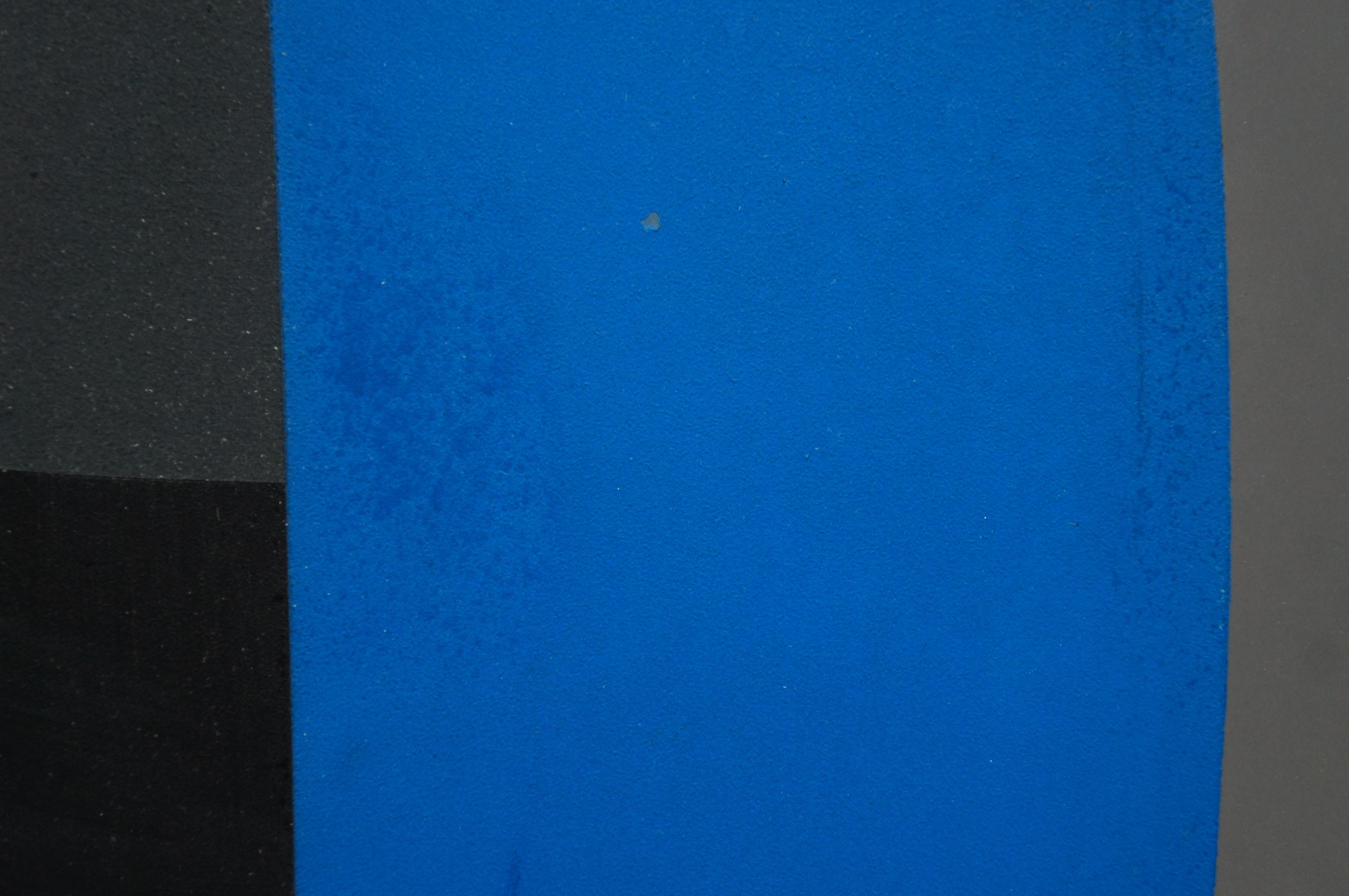 Donald Roberts Aureole Project Azure 1966 MCM Formica Sandblasted Painting 43